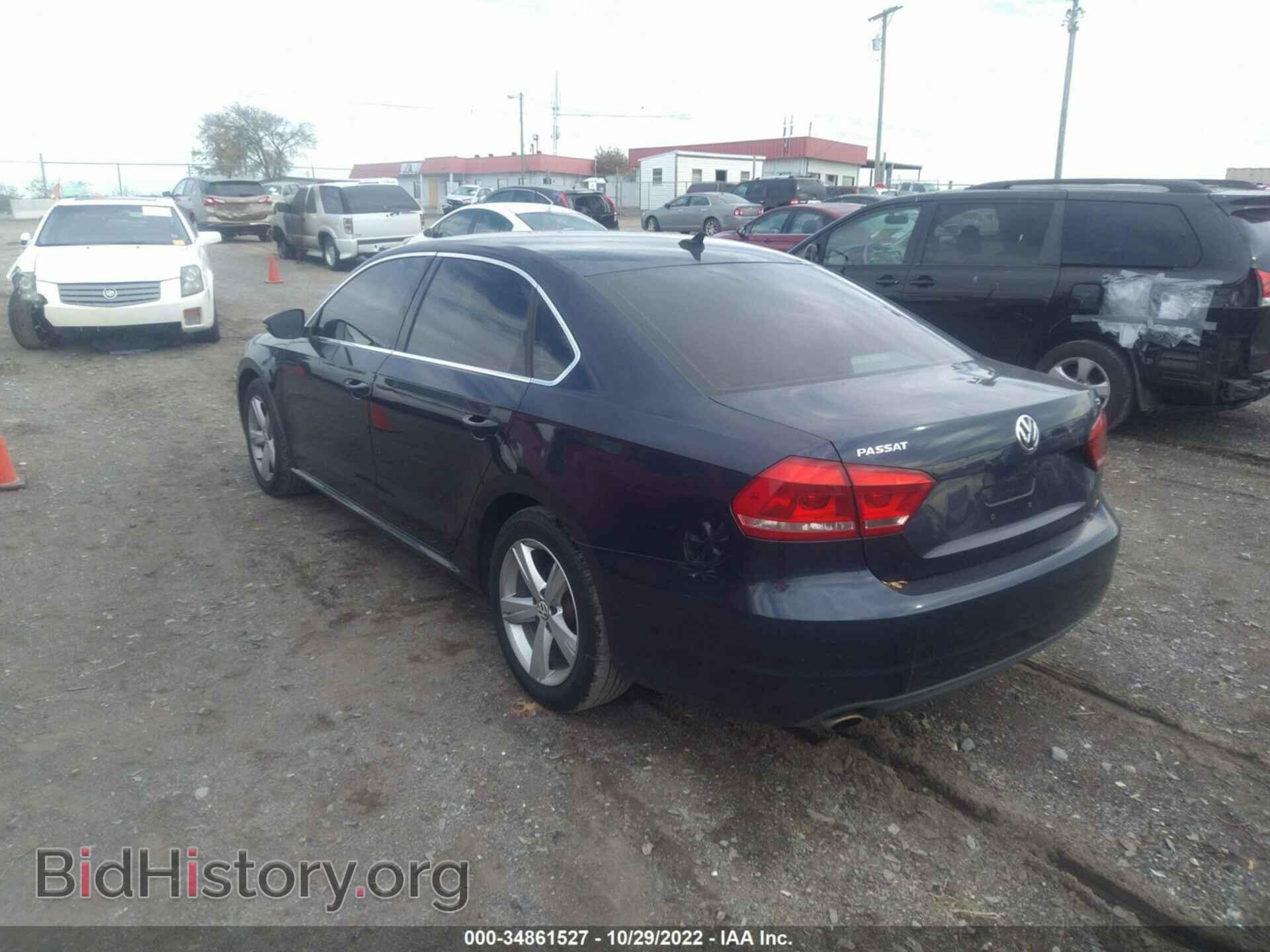 2012 VOLKSWAGEN PASSAT - VIN: 1VWBP7A32CC024984 - Фото 3
