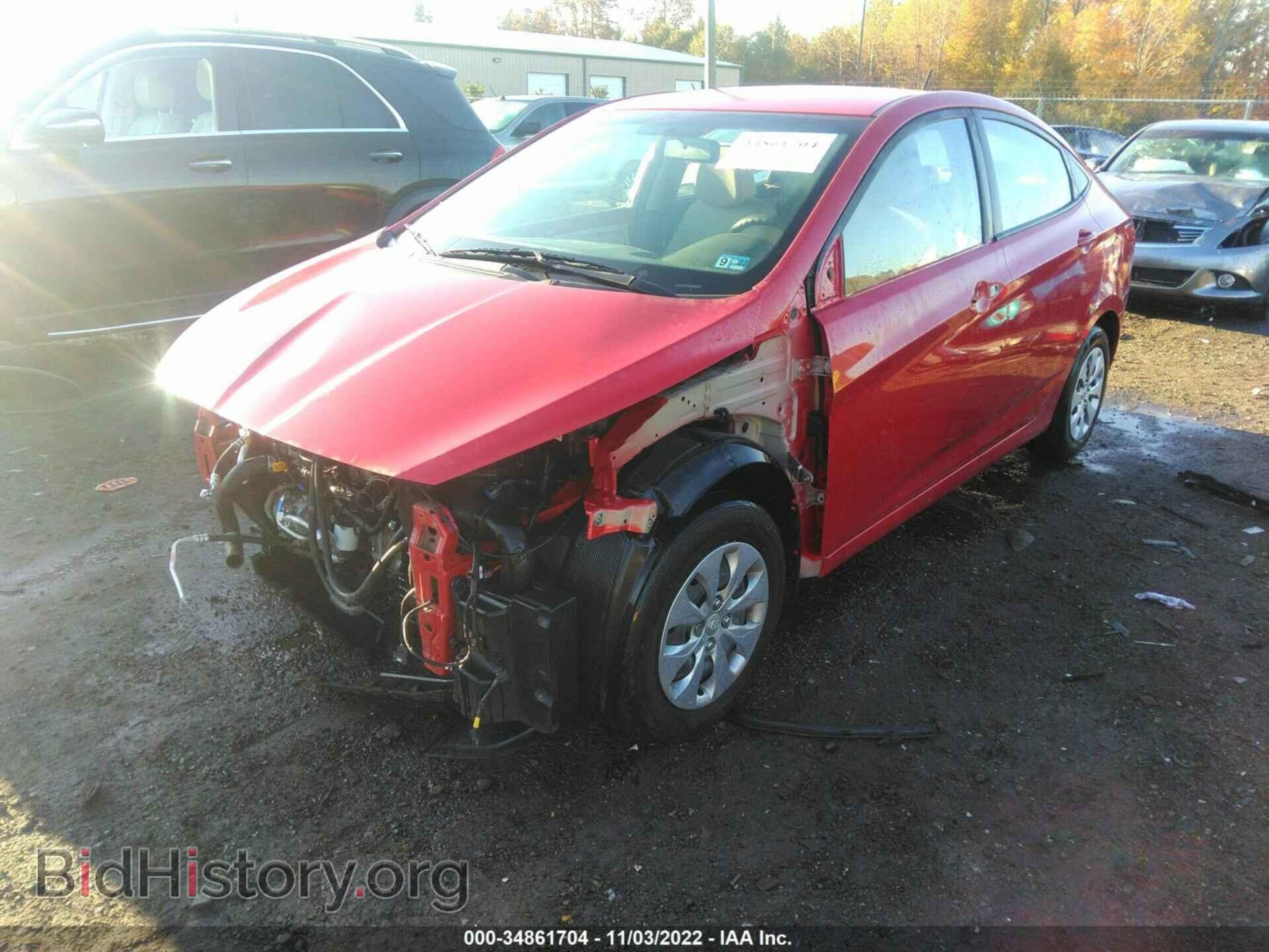 2017 HYUNDAI ACCENT - VIN: KMHCT4AE3HU342340 - Фото 2