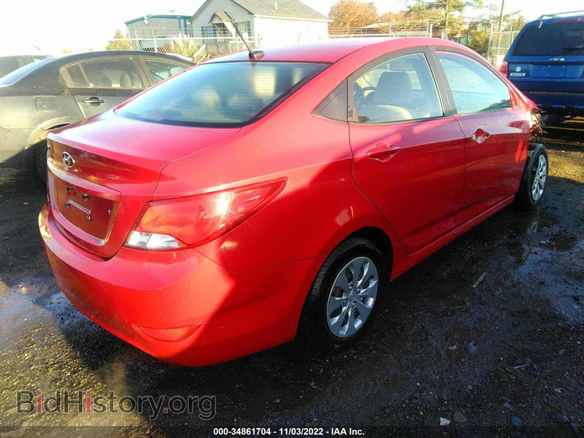 2017 HYUNDAI ACCENT - VIN: KMHCT4AE3HU342340 - Фото 4