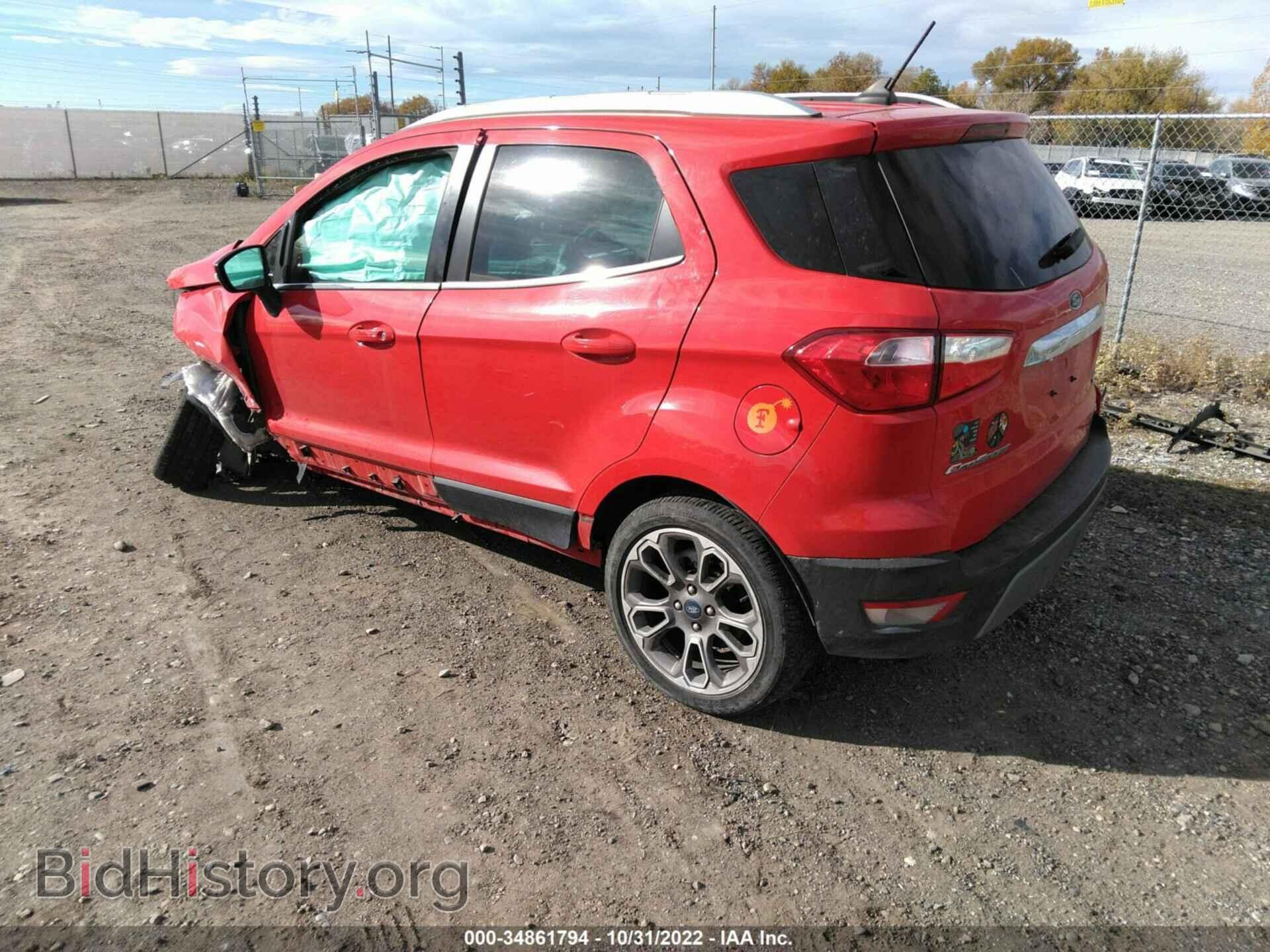 2019 FORD ECOSPORT - VIN: MAJ6S3KL4KC291719 - Фото 3