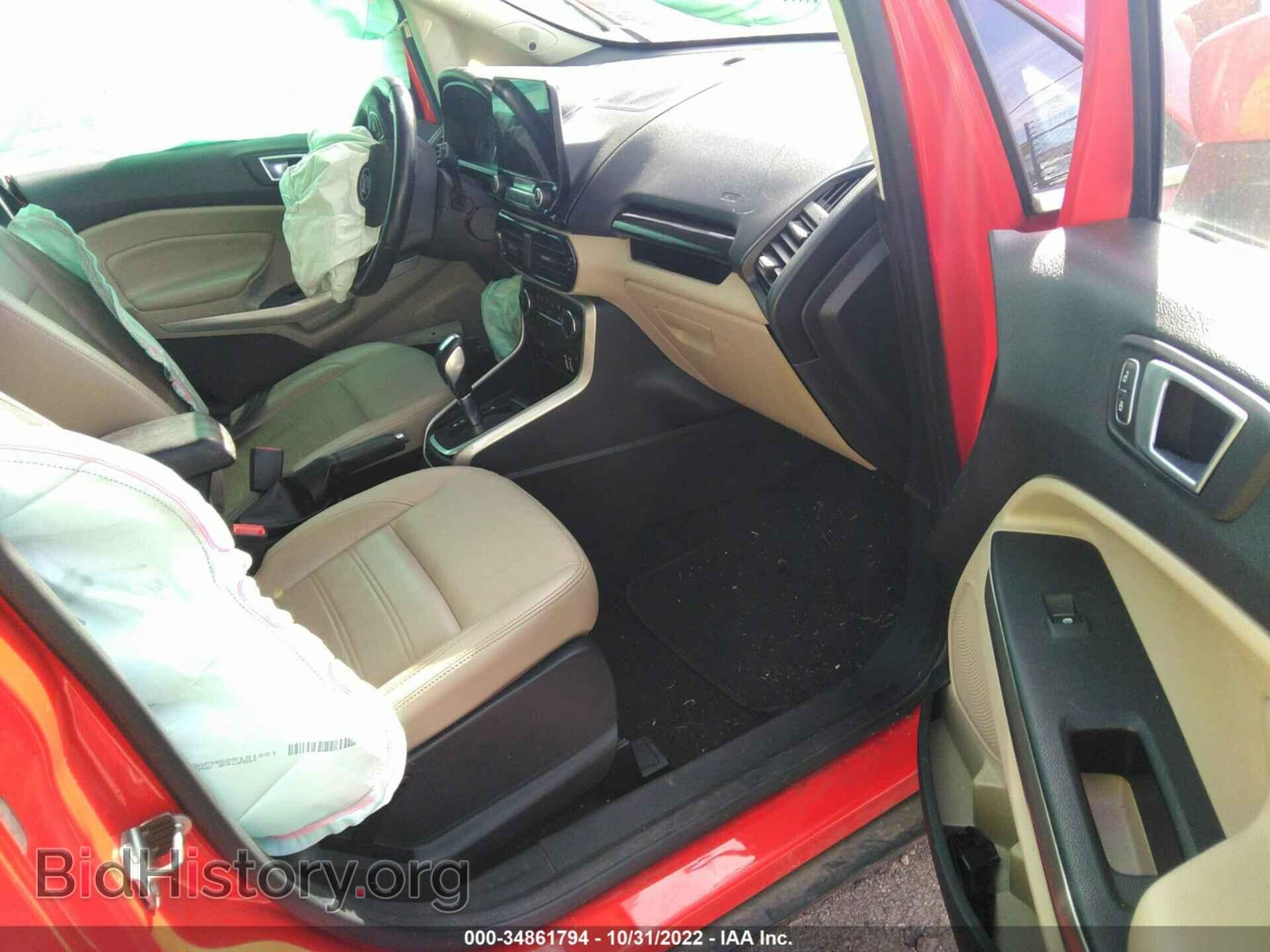 2019 FORD ECOSPORT - VIN: MAJ6S3KL4KC291719 - Фото 5