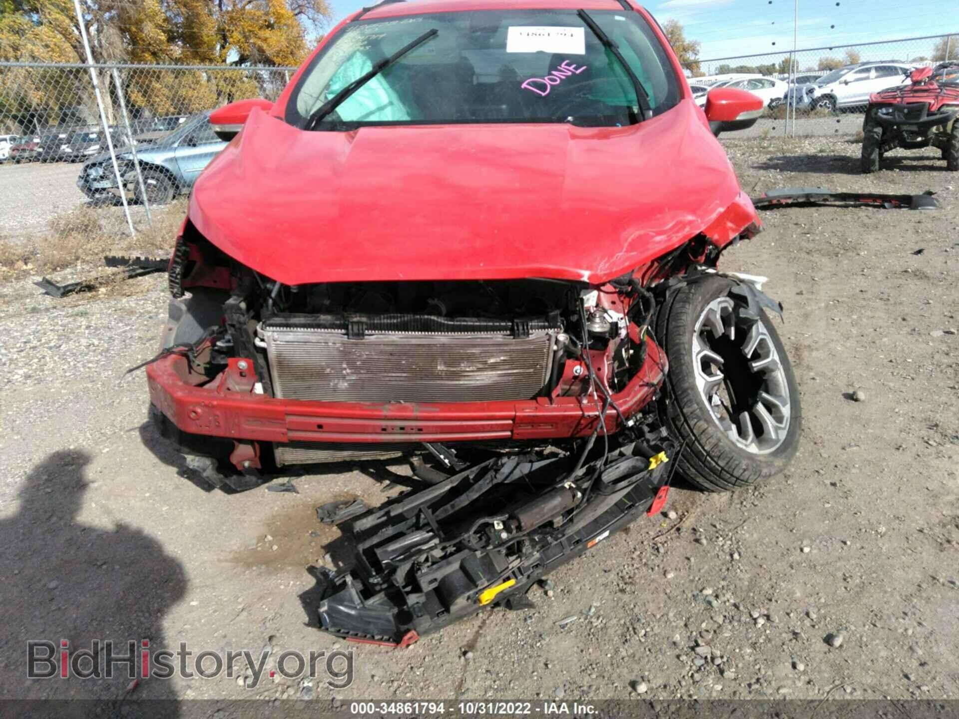 2019 FORD ECOSPORT - VIN: MAJ6S3KL4KC291719 - Фото 6