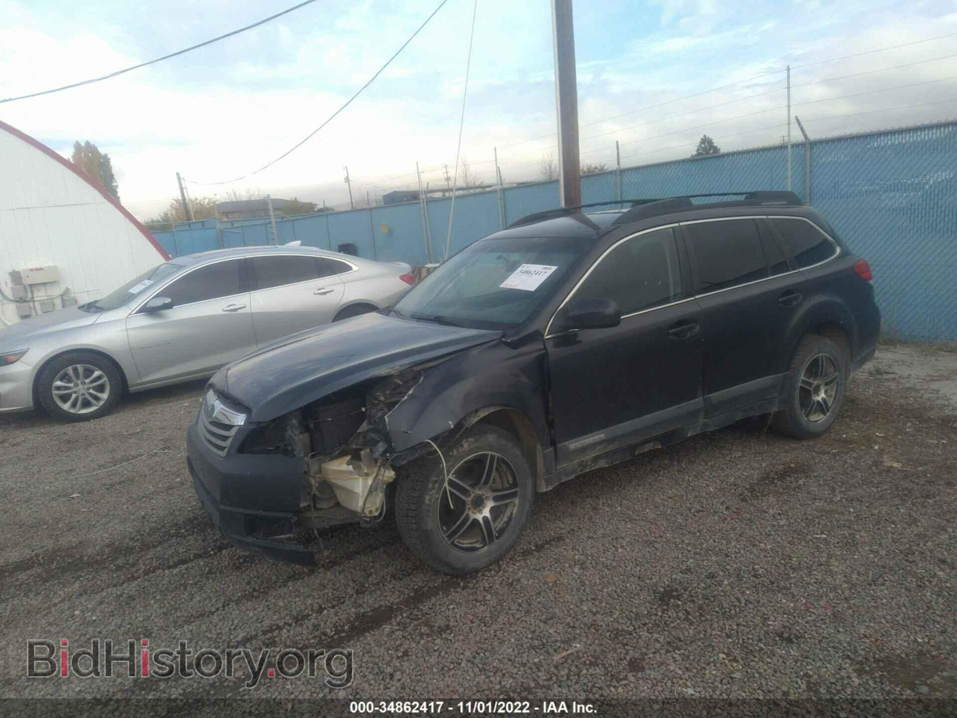 2011 SUBARU OUTBACK - VIN: 4S4BRDAC3B2315831 - Фото 2