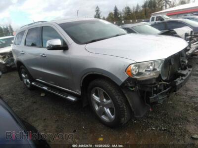 2012 Dodge DURANGO Citadel, silver — VIN 1C4SDJET3CC301564, IAAI