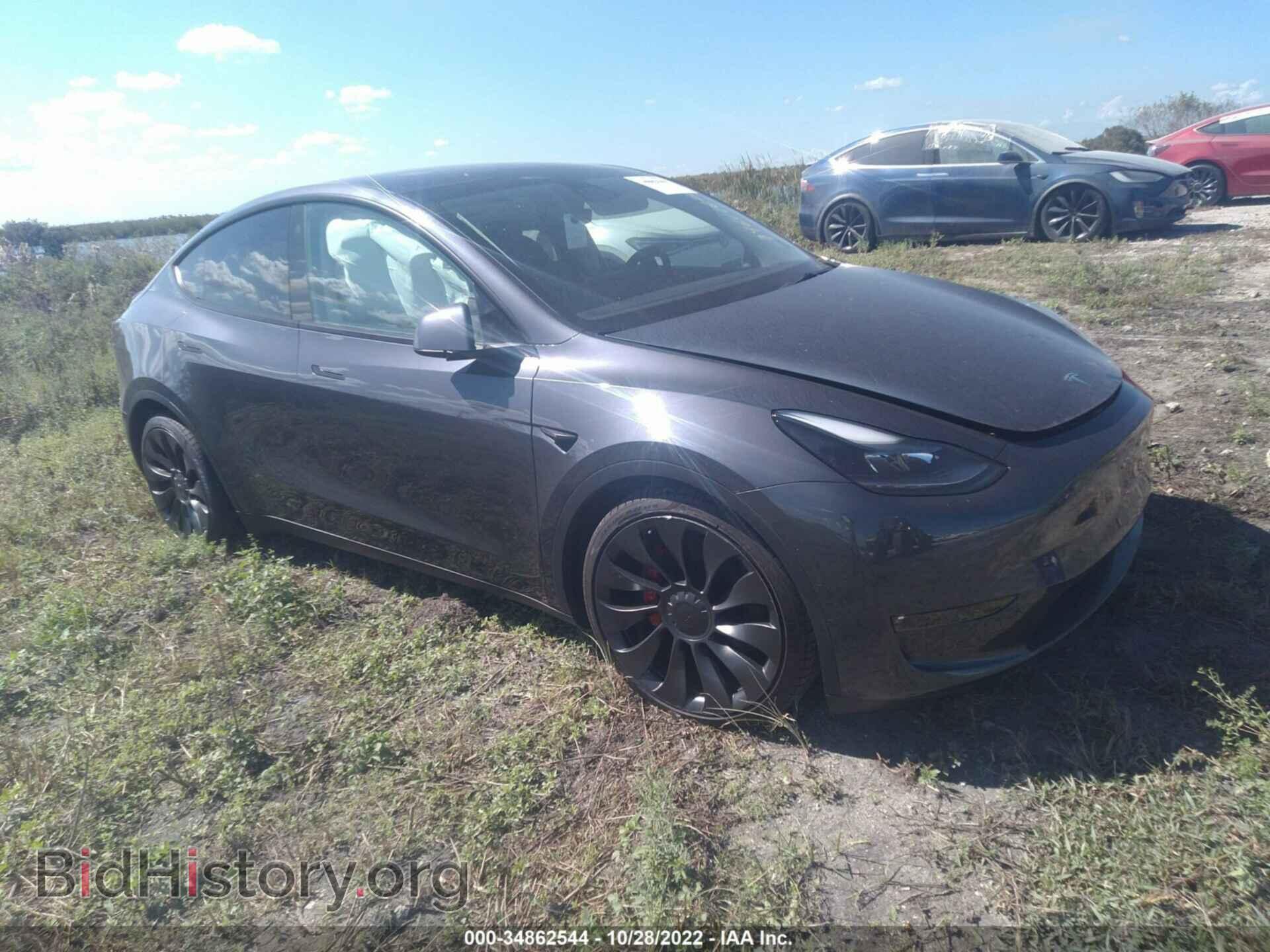 Photo 5YJYGDEF6MF134683 - TESLA MODEL Y 2021