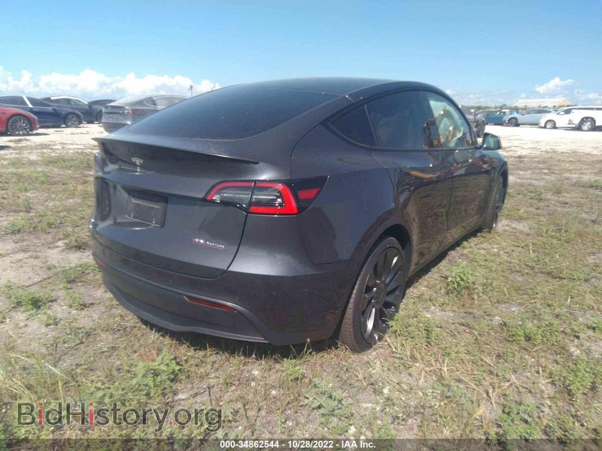 2021 TESLA MODEL Y - VIN: 5YJYGDEF6MF134683 - Фото 4