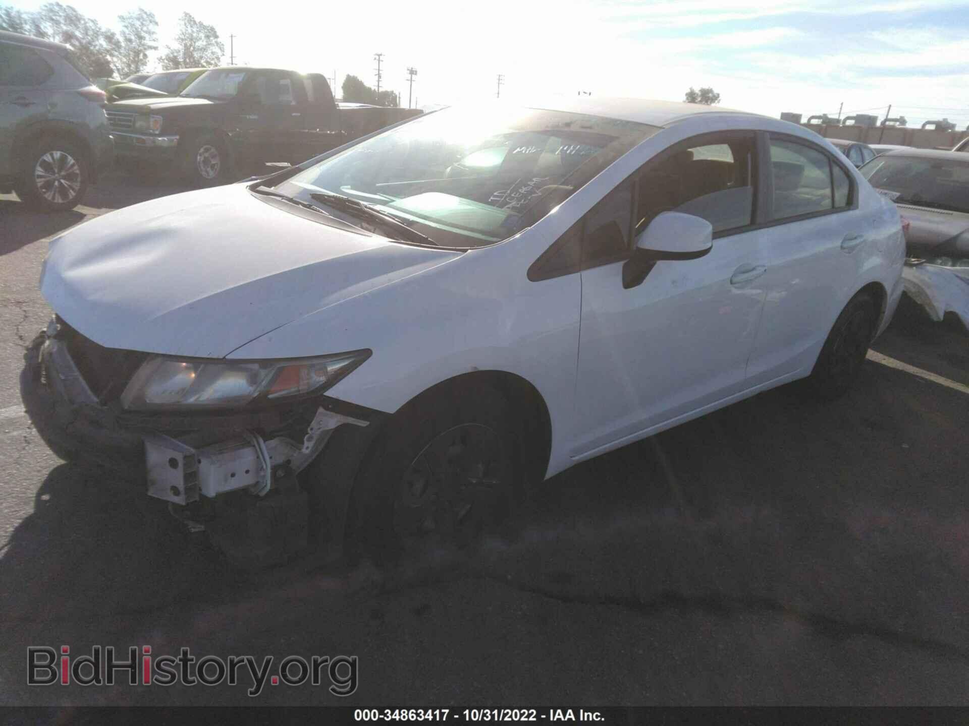 2013 HONDA CIVIC SDN - VIN: 19XFB2F59DE212850 - Фото 2