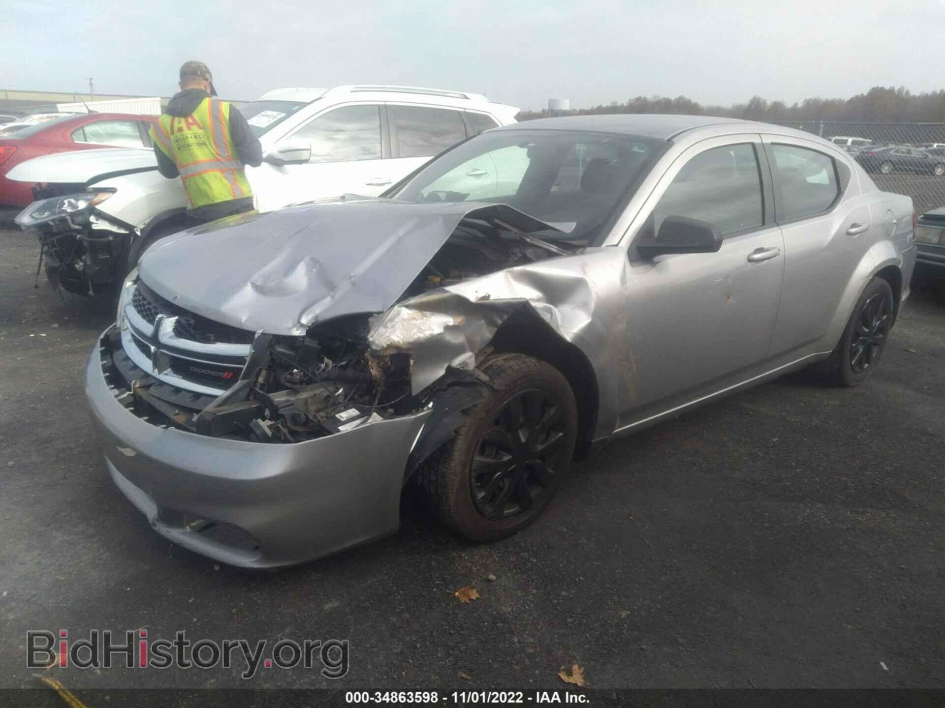 2014 DODGE AVENGER - VIN: 1C3CDZAB1EN105294 - Фото 2