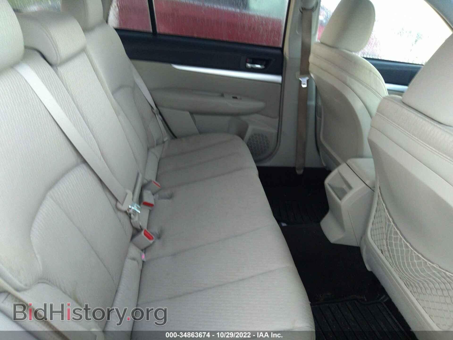 2011 SUBARU OUTBACK - VIN: 4S4BRCCC1B3434009 - Фото 8