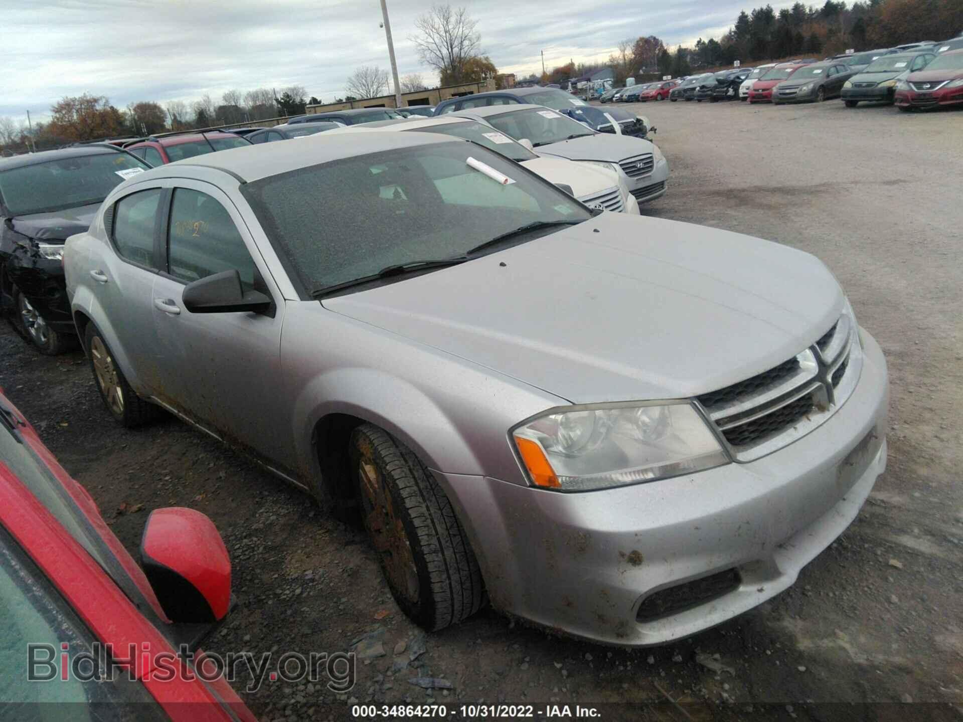Photo 1C3CDZAB1CN102652 - DODGE AVENGER 2012