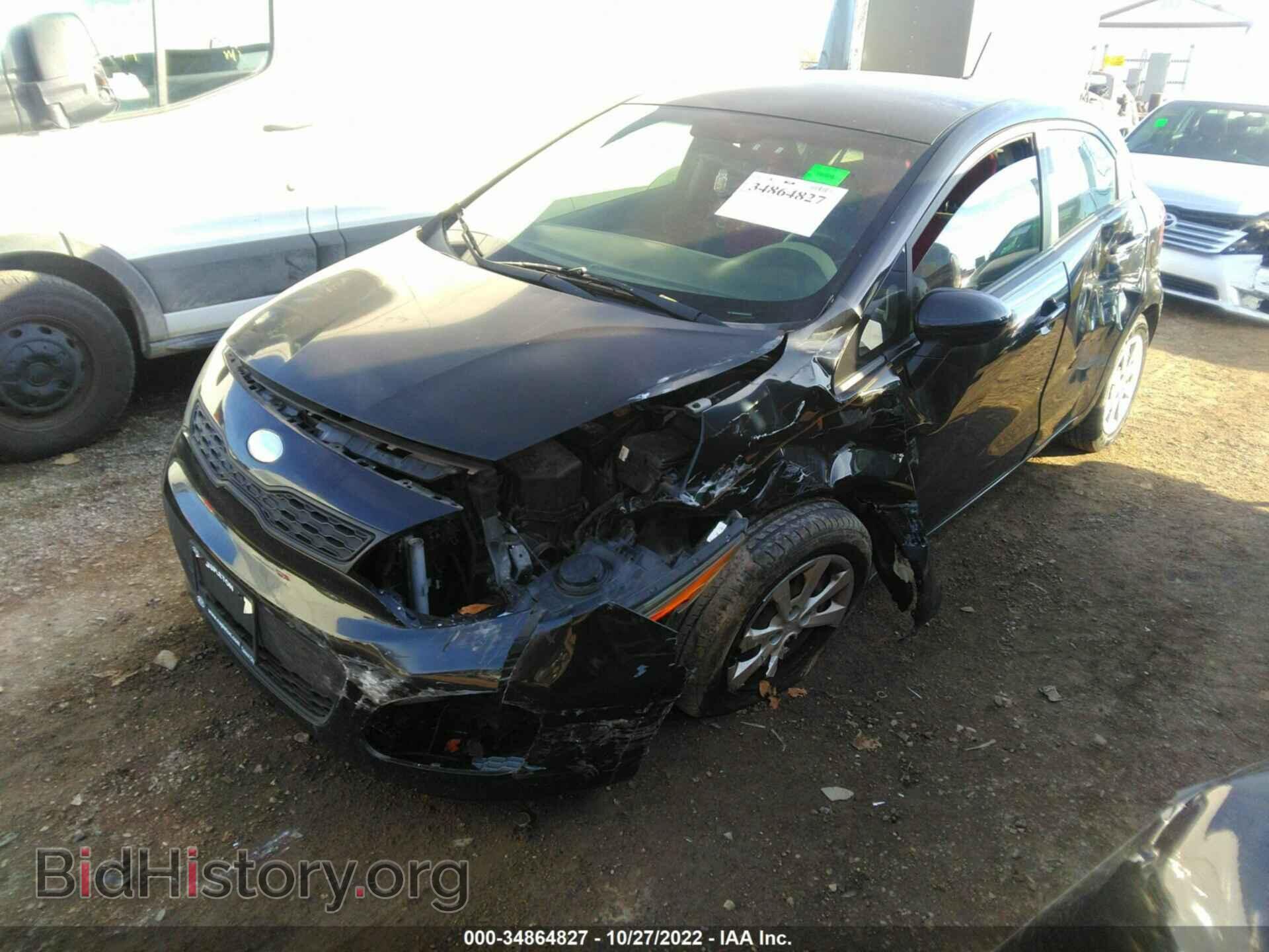 2013 KIA RIO - VIN: KNADM5A32D6307018 - Фото 2