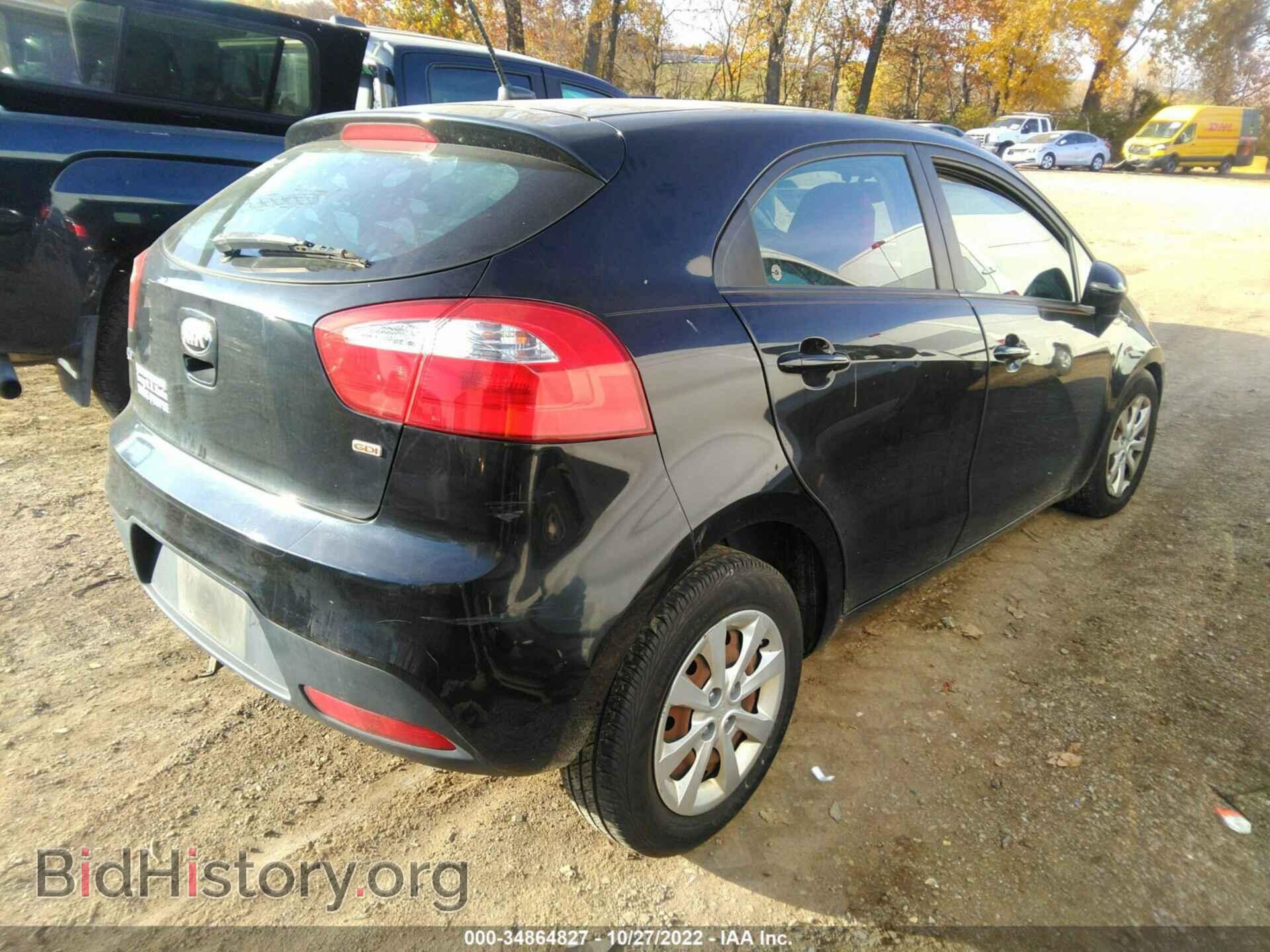 2013 KIA RIO - VIN: KNADM5A32D6307018 - Фото 4
