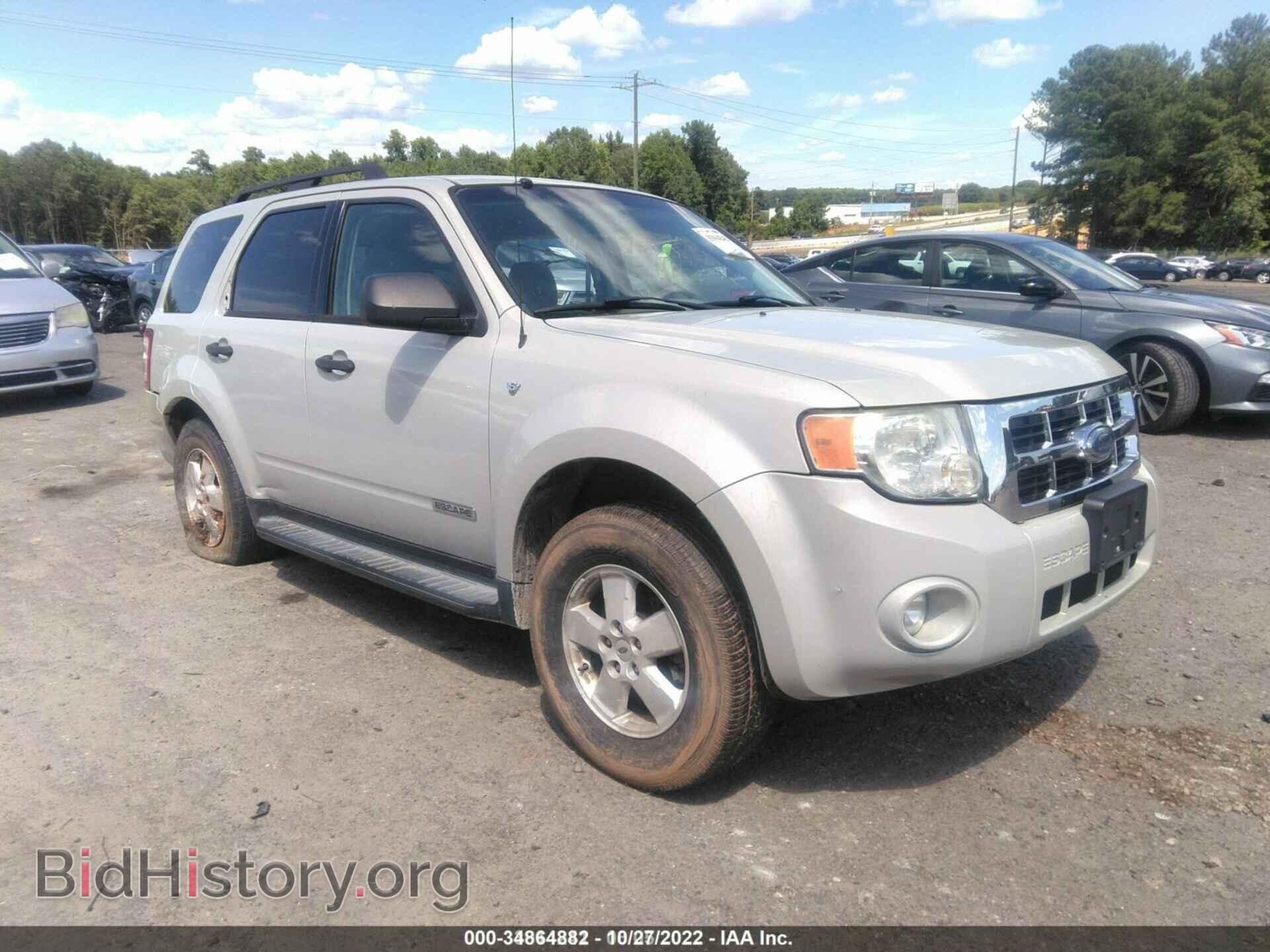 Photo 1FMCU93158KB84678 - FORD ESCAPE 2008