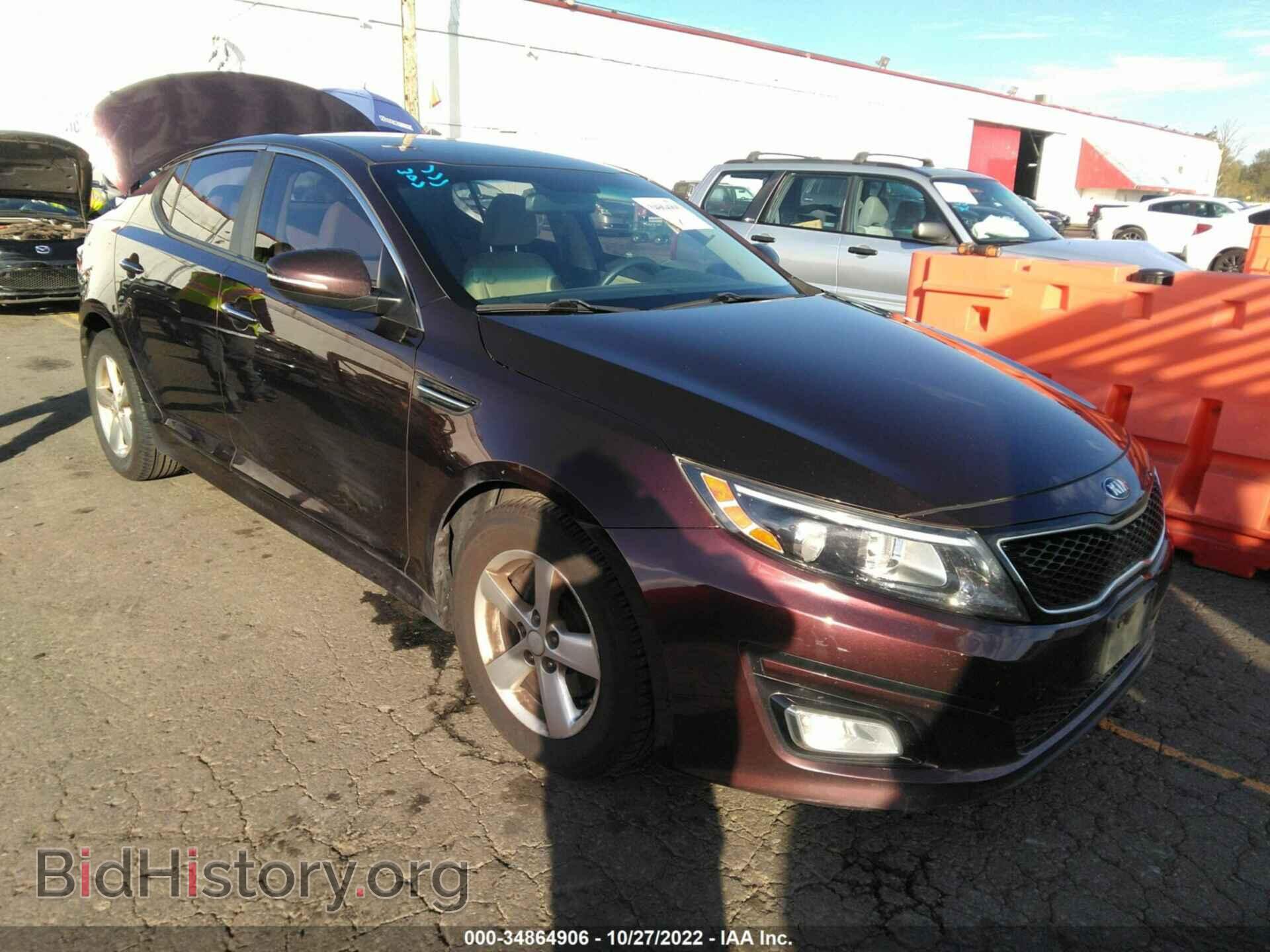 Фотография 5XXGM4A77FG492779 - KIA OPTIMA 2015