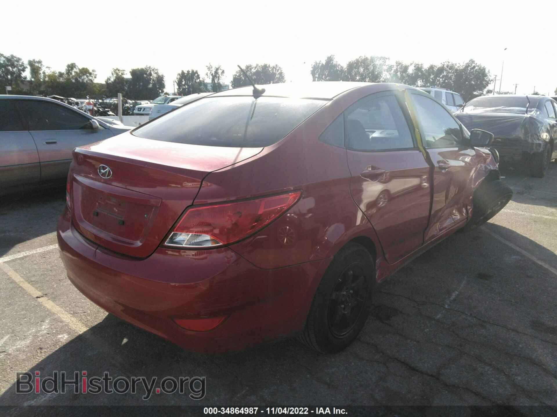 2015 HYUNDAI ACCENT - VIN: KMHCT4AEXFU931480 - Фото 4