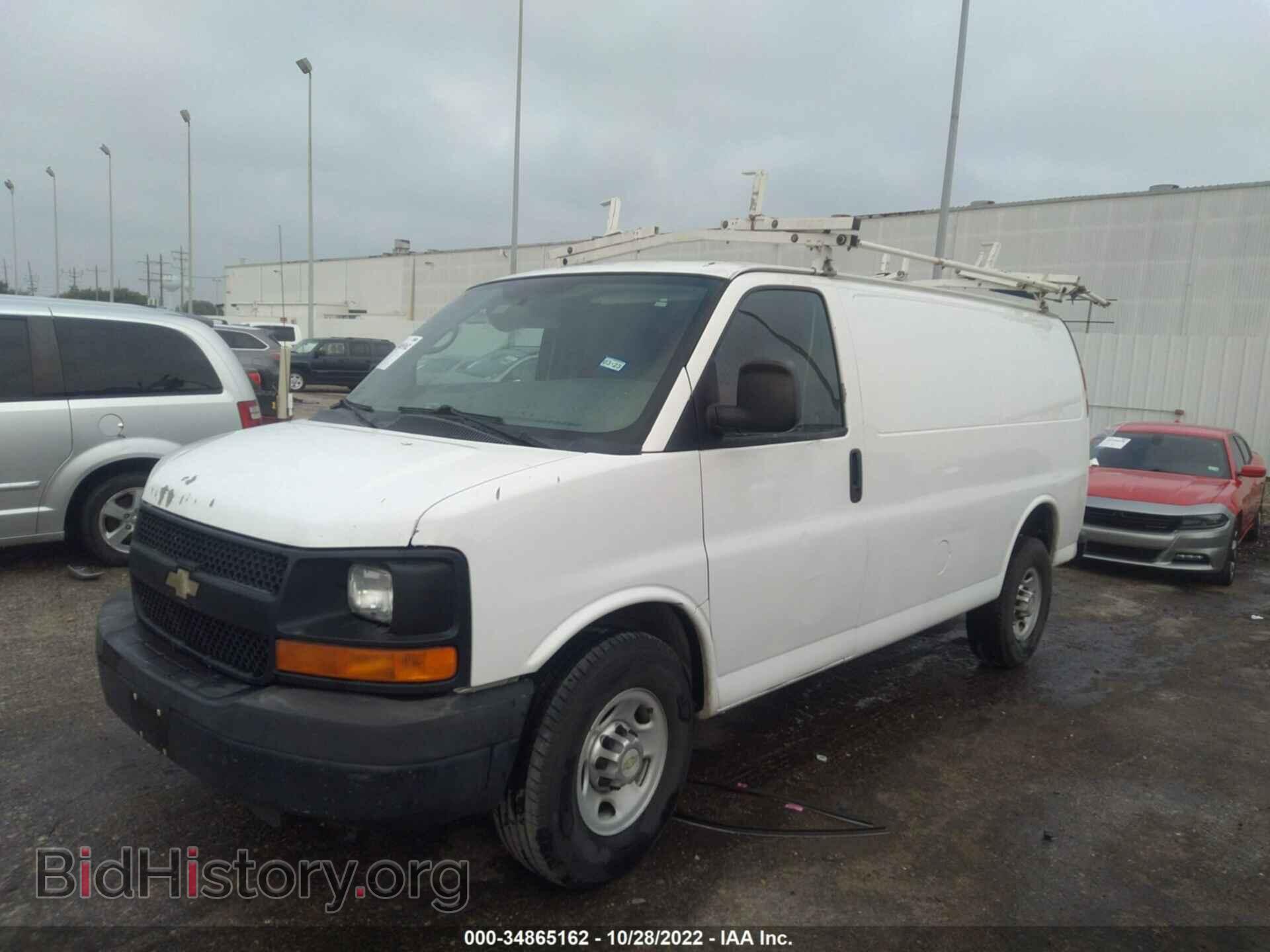 2013 CHEVROLET EXPRESS CARGO VAN - VIN: 1GCWGFBA9D1132463 - Фото 2