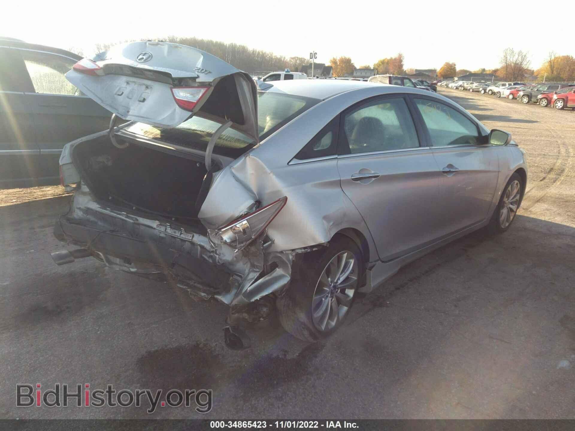 2013 HYUNDAI SONATA - VIN: 5NPEC4AB9DH522378 - Фото 4
