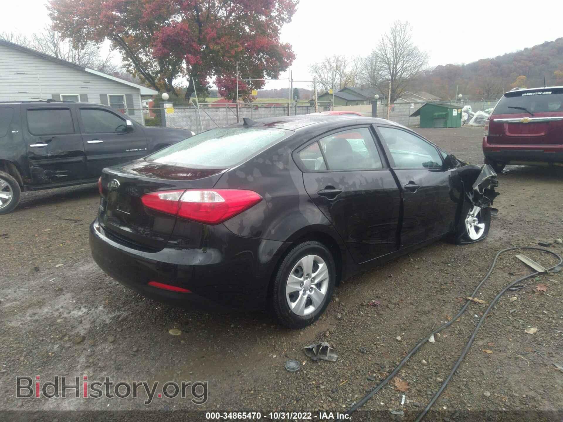 2016 KIA FORTE - VIN: KNAFK4A60G5619089 - Фото 4