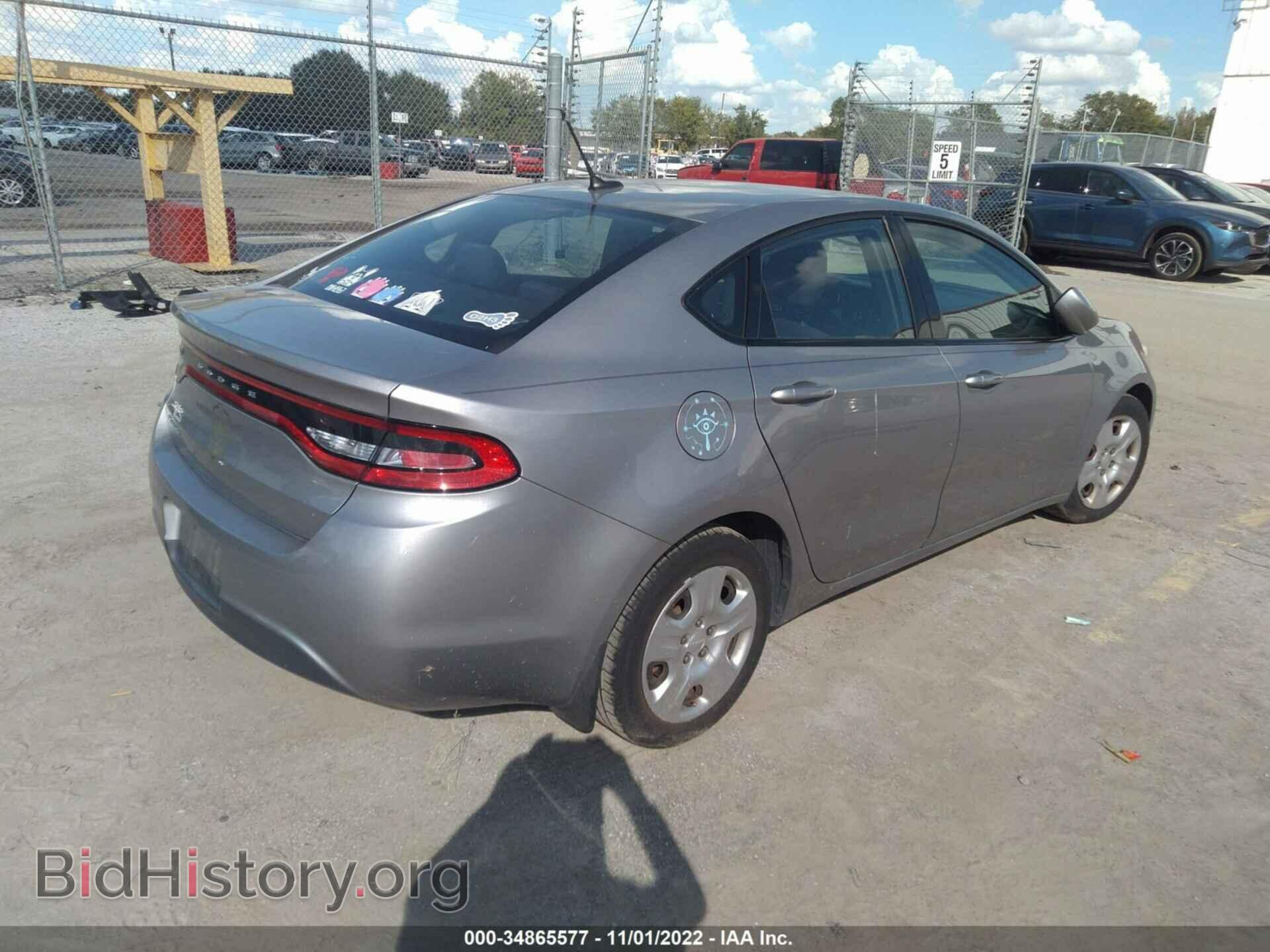 2015 DODGE DART - VIN: 1C3CDFAA6FD415695 - Photo 4