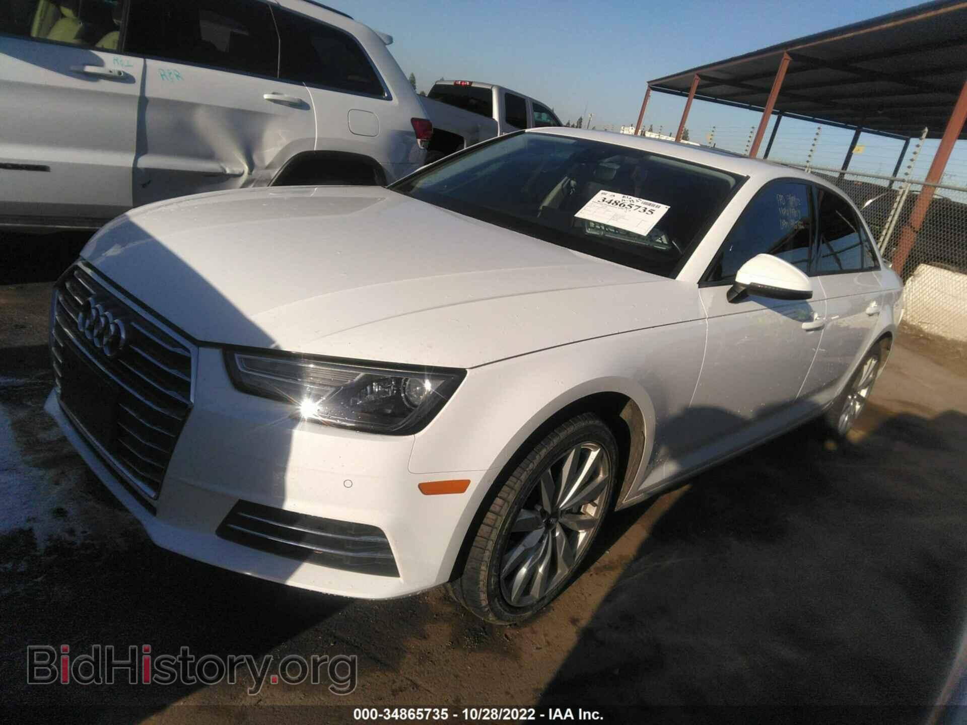 2017 AUDI A4 - VIN: WAUGNAF46HN001214 - Фото 2