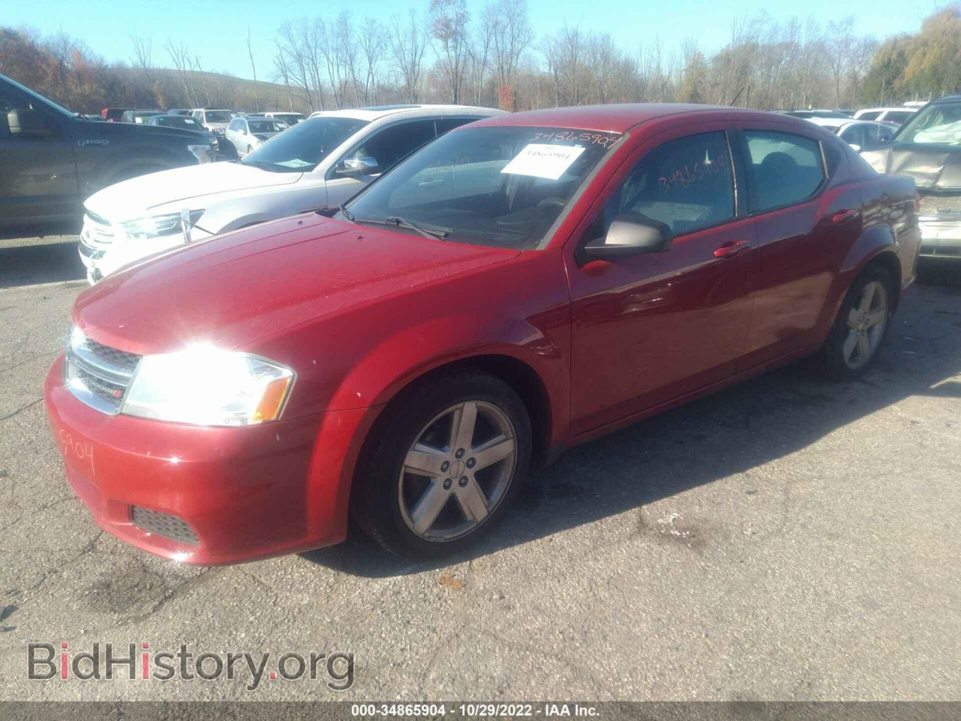 2013 DODGE AVENGER - VIN: 1C3CDZAB3DN552076 - Фото 2