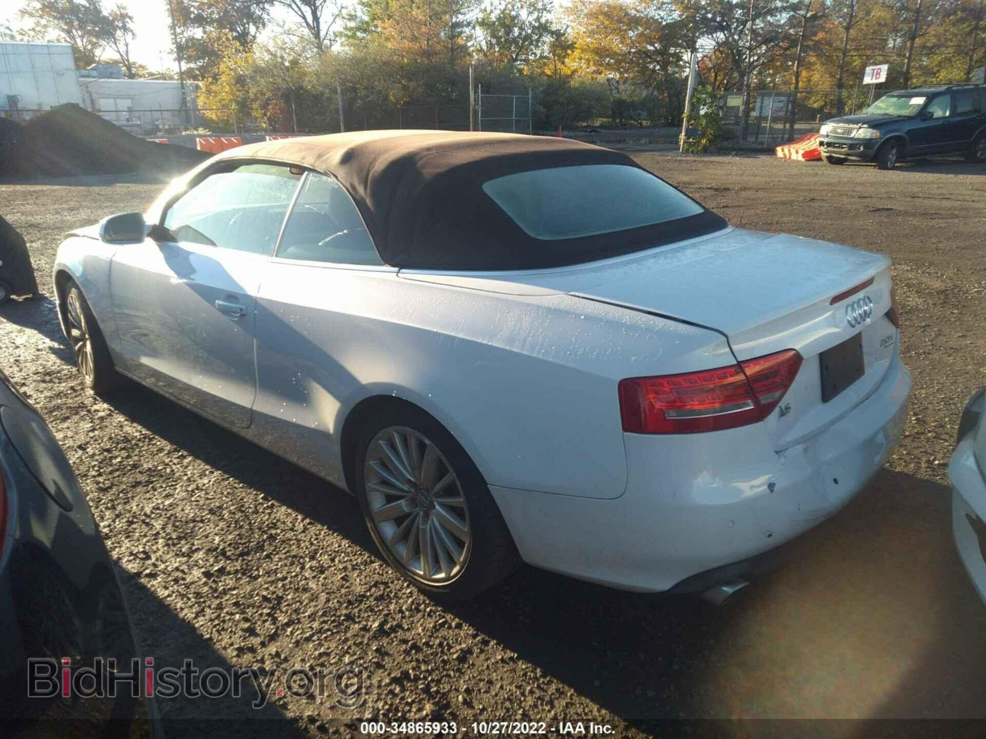 2012 AUDI A5 - VIN: WAULFAFH5CN005990 - Фото 3