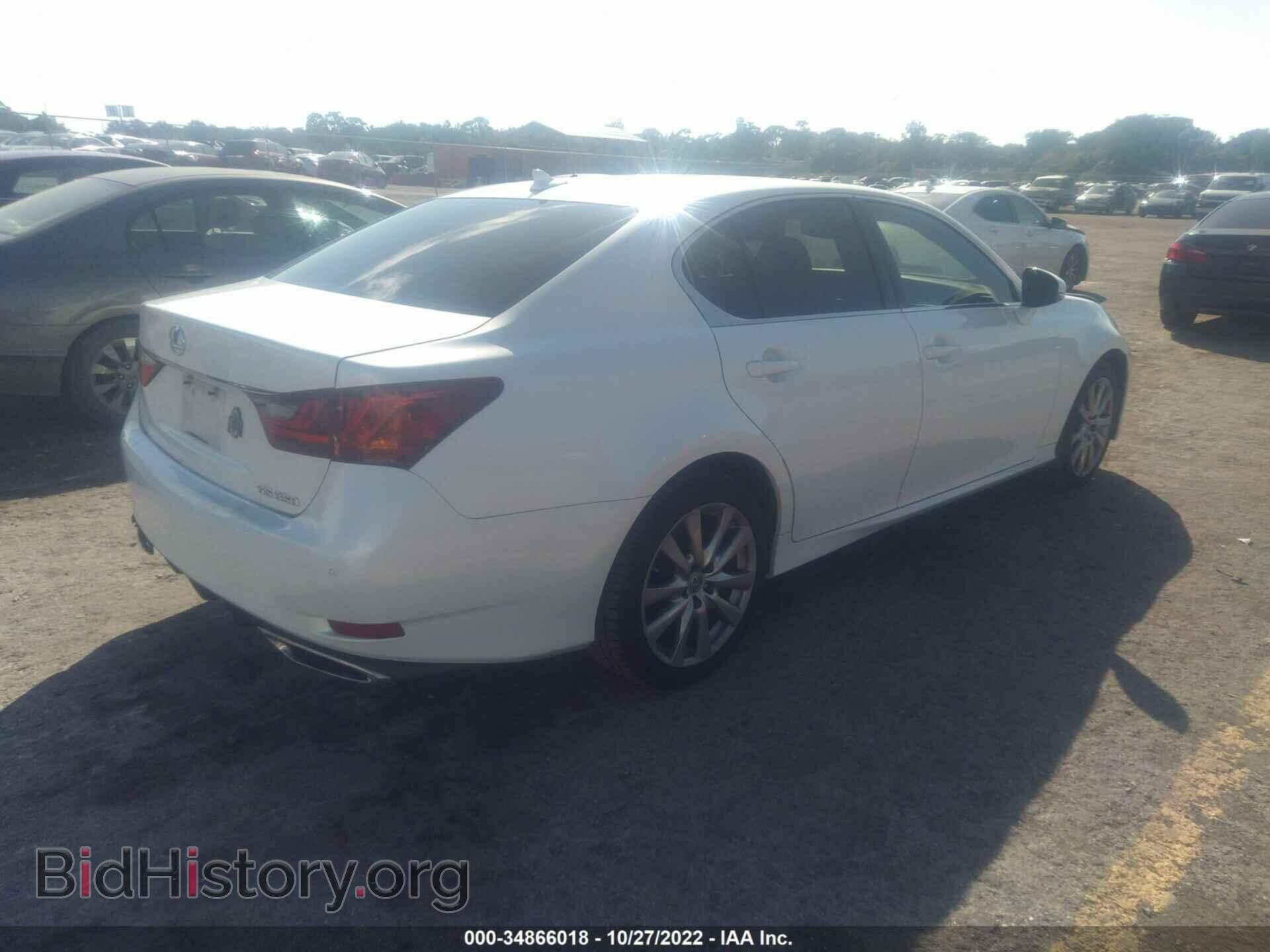 2013 LEXUS GS 350 - VIN: JTHCE1BL7D5012388 - Фото 4