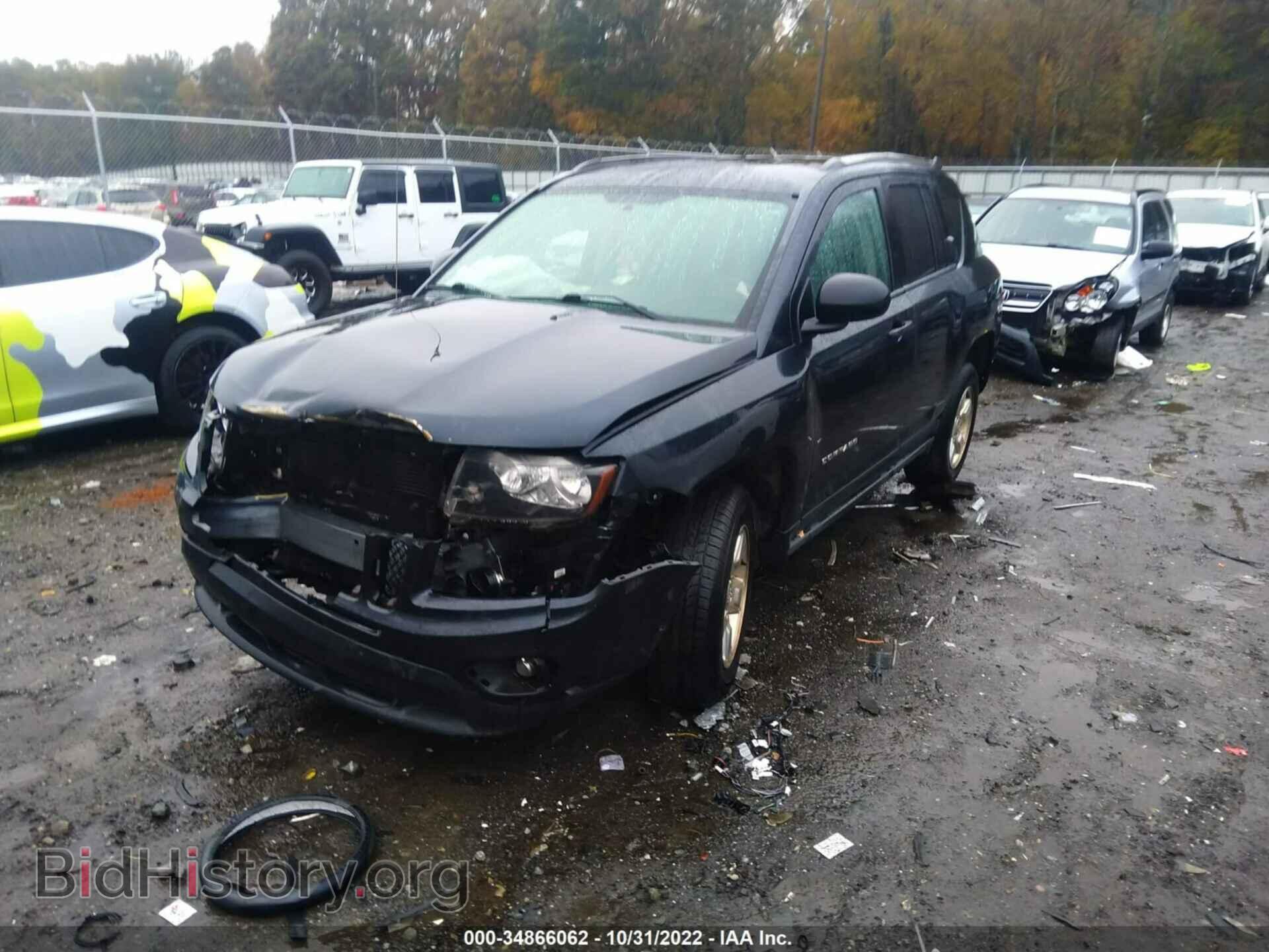 2014 JEEP COMPASS - VIN: 1C4NJCBA5ED812341 - Фото 2