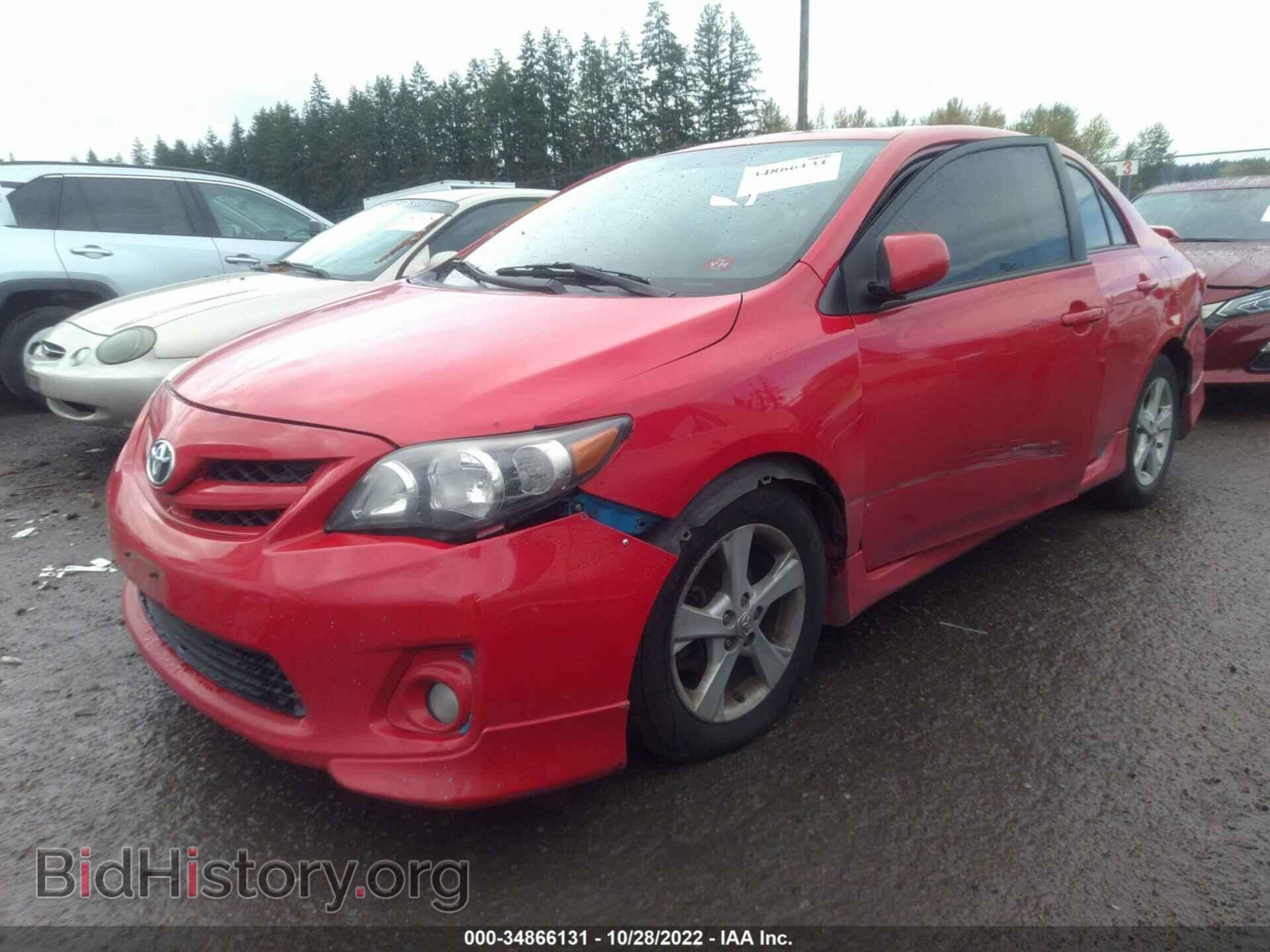 2011 TOYOTA COROLLA - VIN: 2T1BU4EE0BC632238 - Фото 2