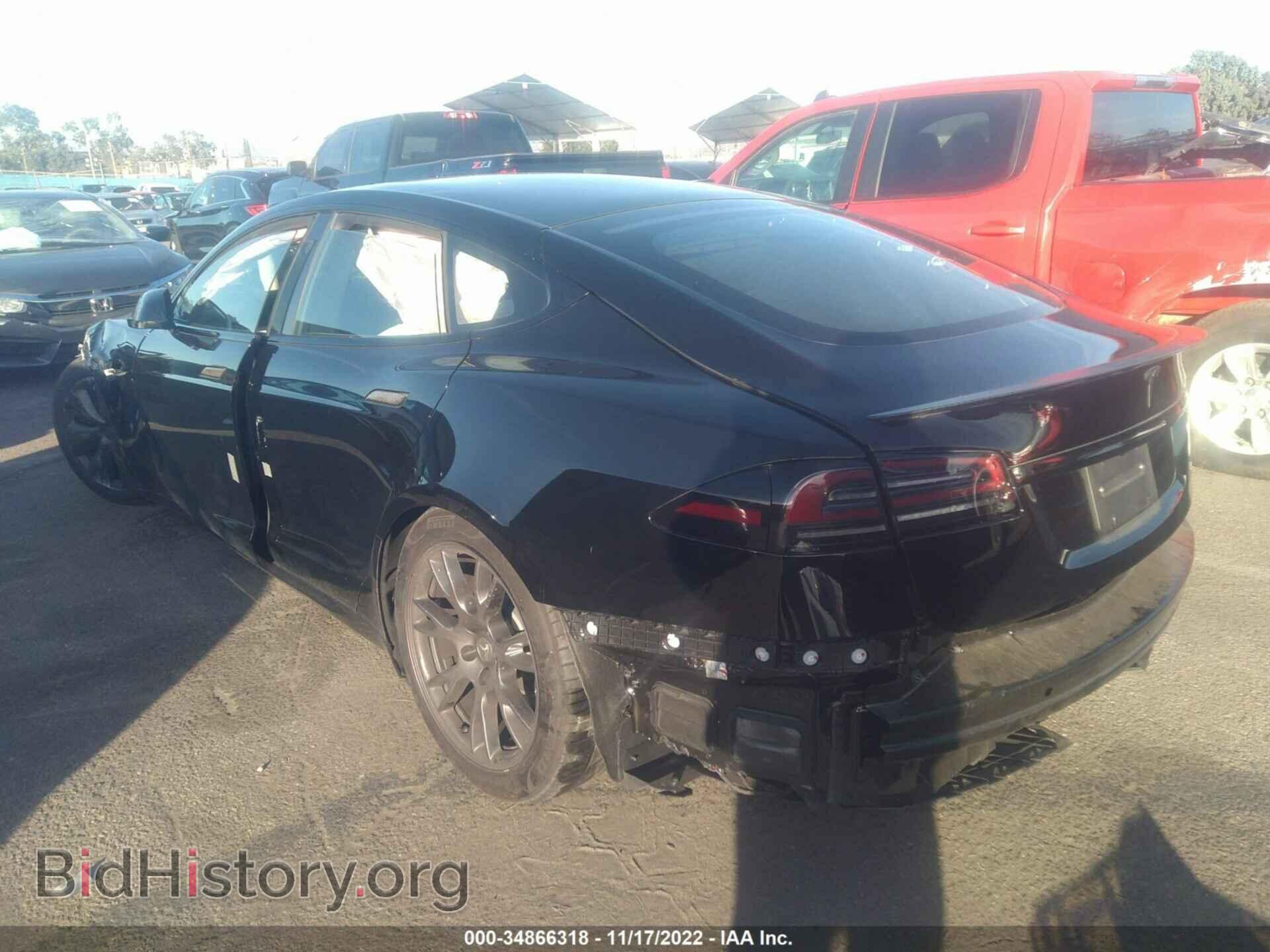 2022 TESLA MODEL S - VIN: 5YJSA1E68NF479382 - Фото 3