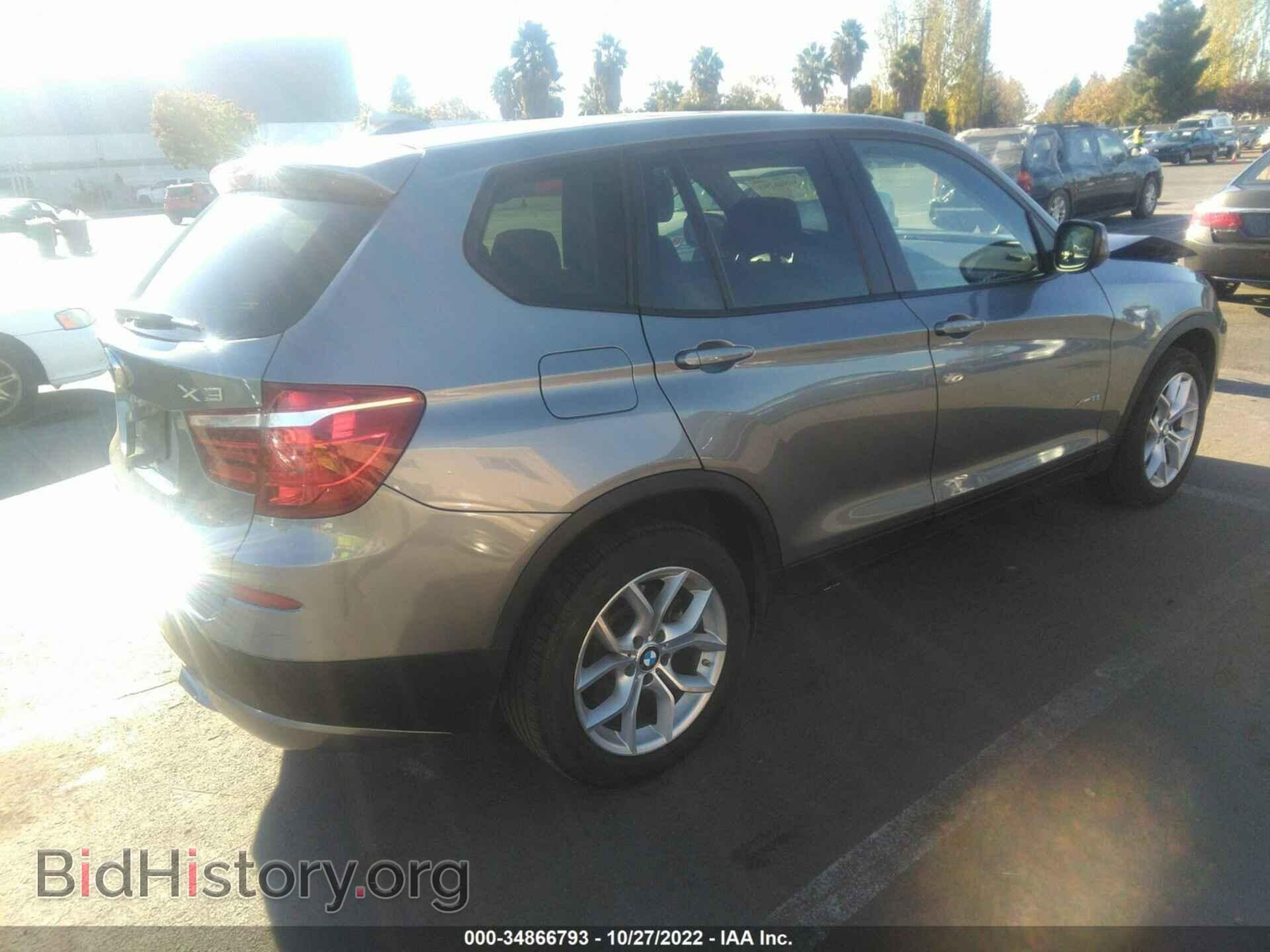 2012 BMW X3 - VIN: 5UXWX7C58CL736157 - Фото 4