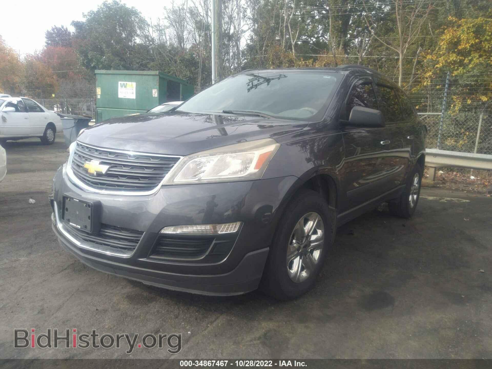 2013 CHEVROLET TRAVERSE - VIN: 1GNKRFED0DJ101687 - Фото 2