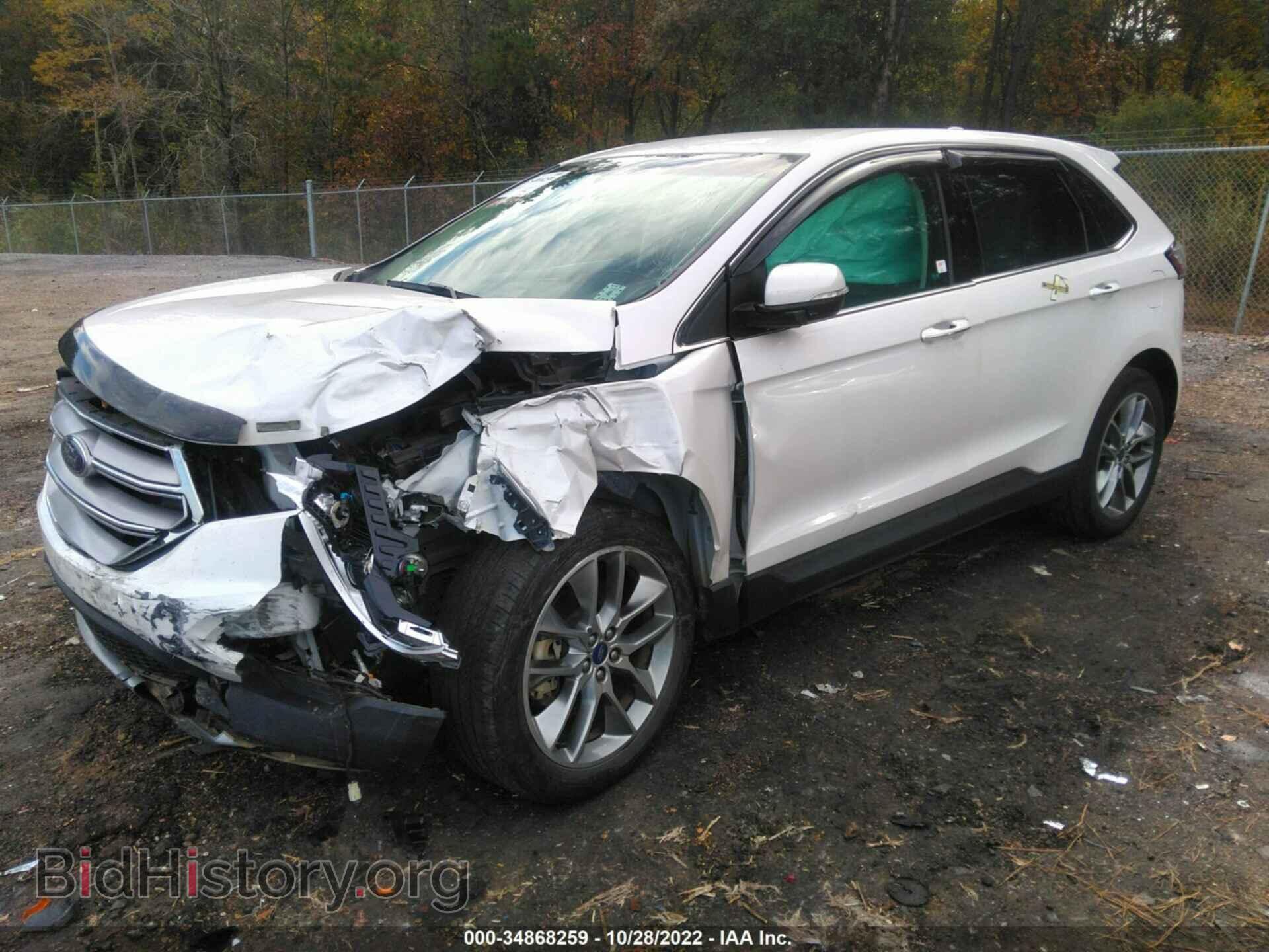 2015 FORD EDGE - VIN: 2FMTK3K89FBB15047 - Photo 2