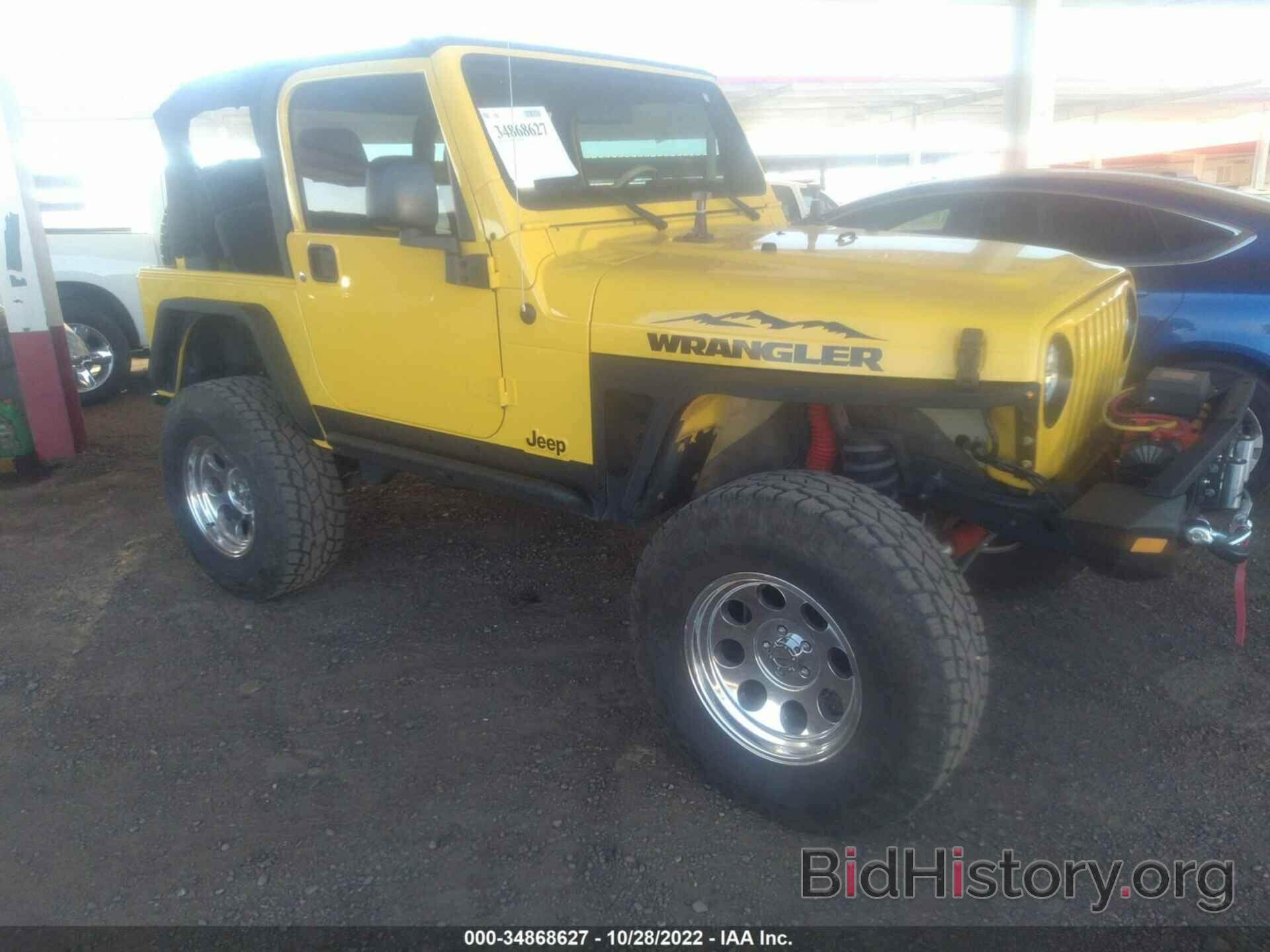 Photo 1J4FA39S86P781244 - JEEP WRANGLER 2006