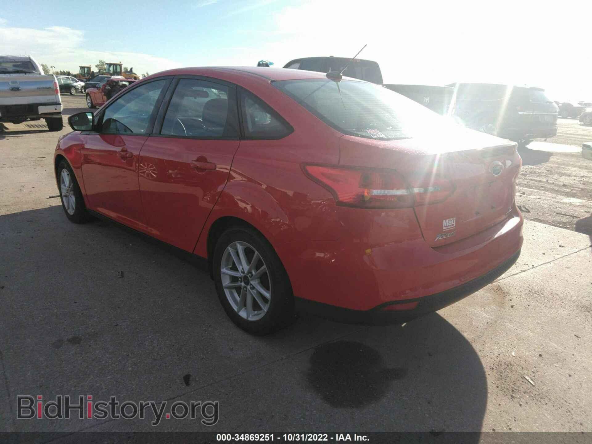 2015 FORD FOCUS - VIN: 1FADP3F2XFL342592 - Фото 3