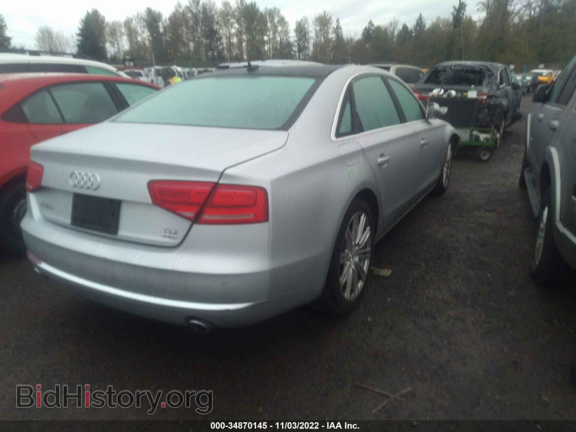 2014 AUDI A8 L - VIN: WAURMAFD4EN000876 - Фото 4