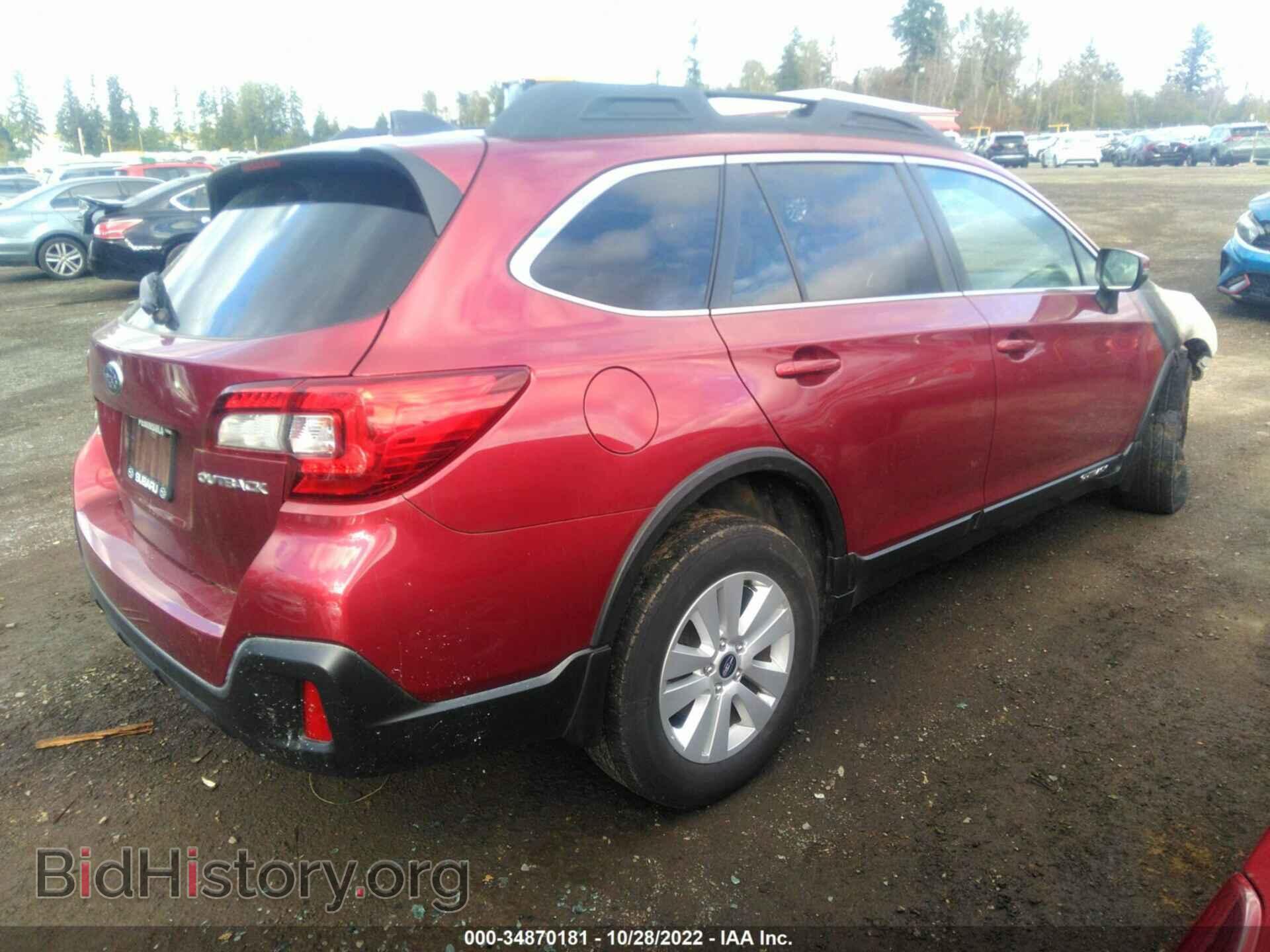 2019 SUBARU OUTBACK - VIN: 4S4BSAHCXK3223165 - Фото 4
