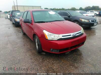 2011 Ford FOCUS SE, красный — VIN 1FAHP3FN1BW112055, IAAI