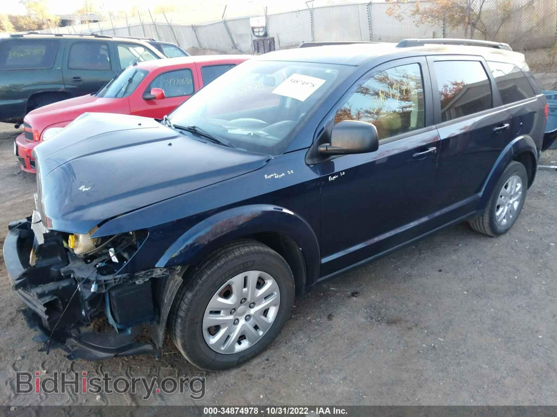 2018 DODGE JOURNEY - VIN: 3C4PDCAB0JT243798 - Фото 2