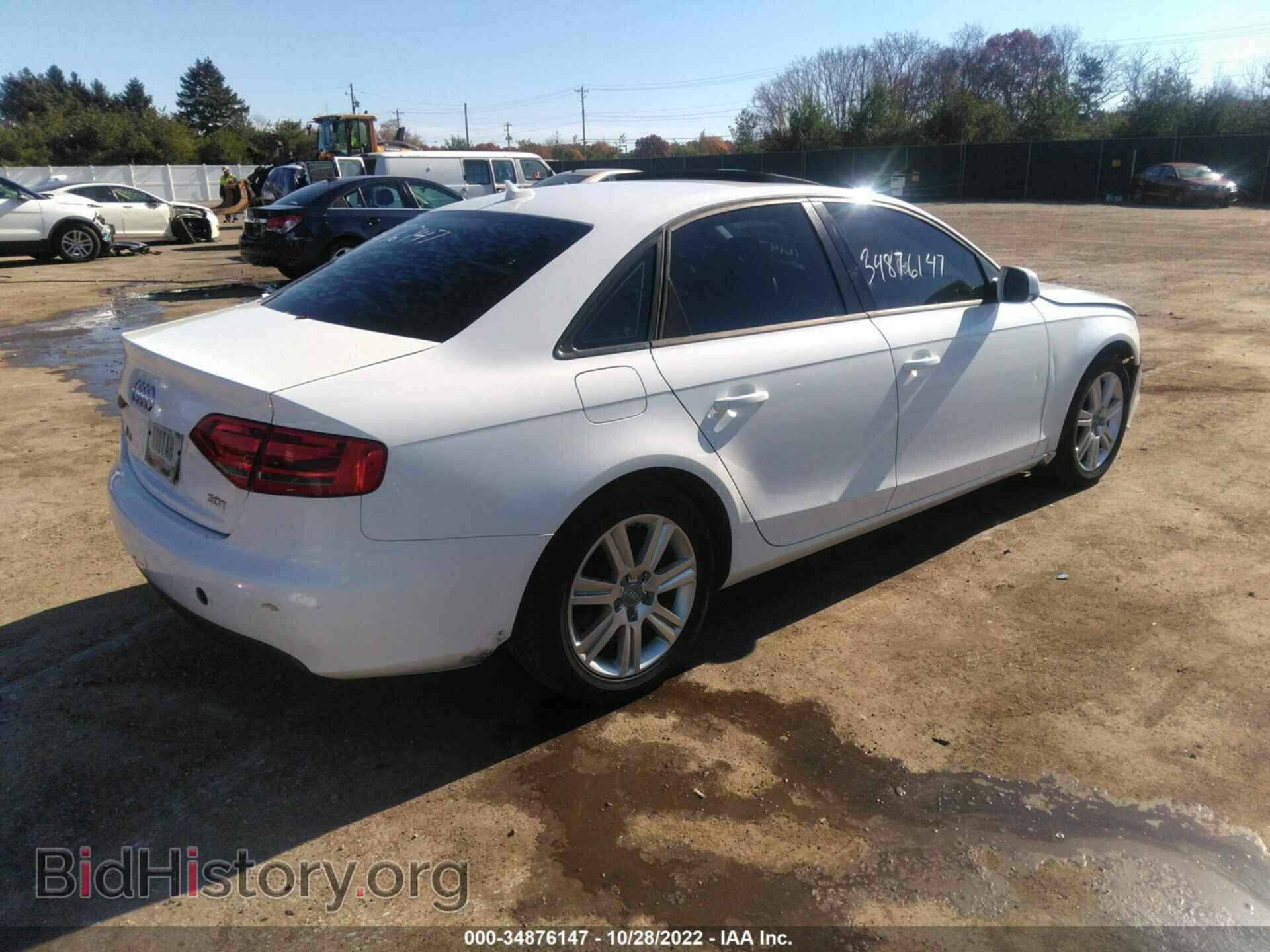 2011 AUDI A4 - VIN: WAUAFAFL5BN021679 - Фото 4