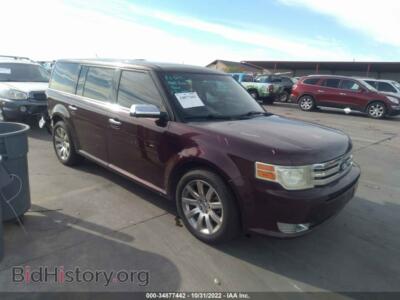 2011 Ford FLEX Limited/Titanium, бордовый — VIN 2FMGK5DC7BBD05079, IAAI
