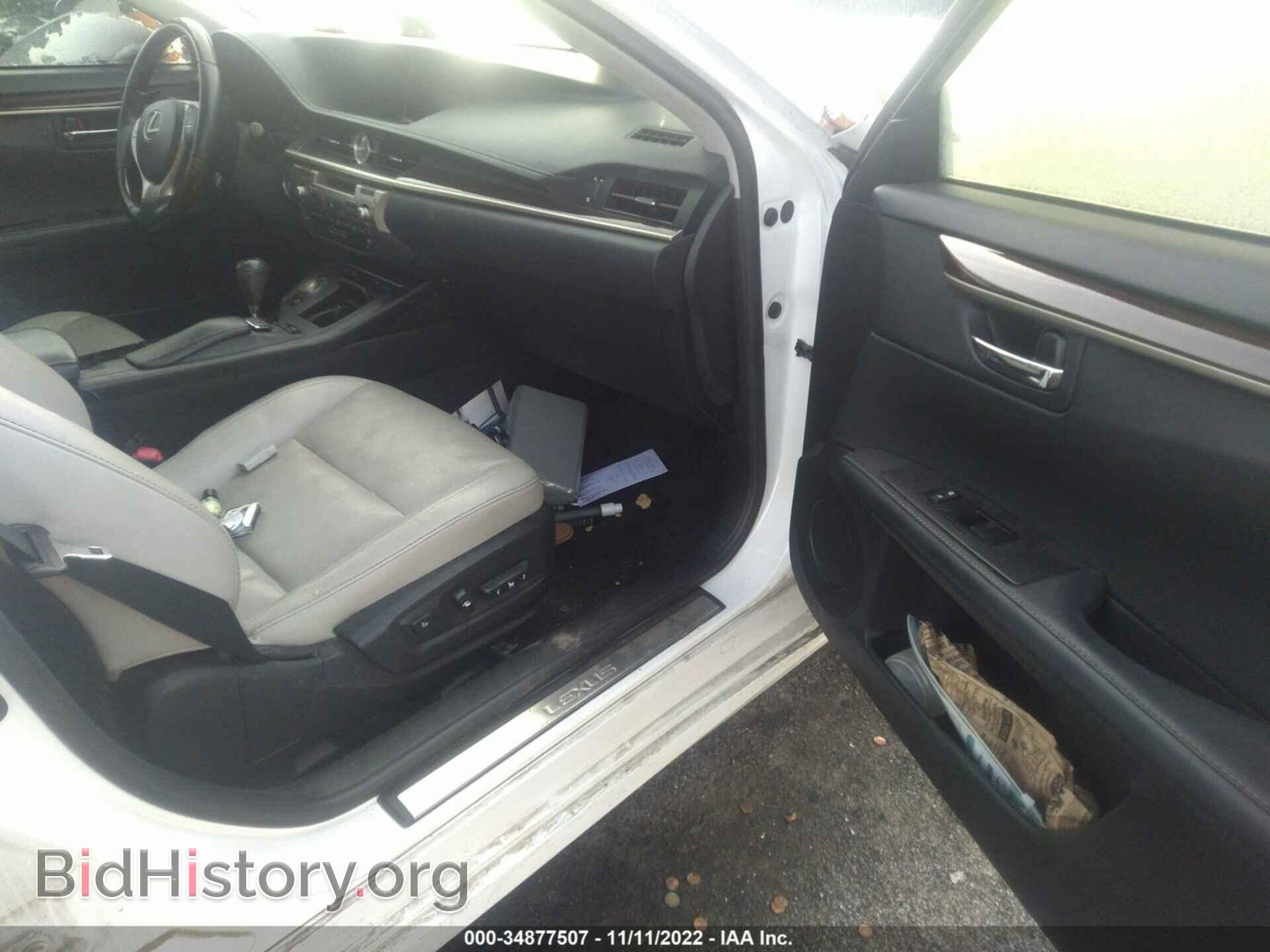 2013 LEXUS ES 350 - VIN: JTHBK1GG8D2067207 - Фото 5