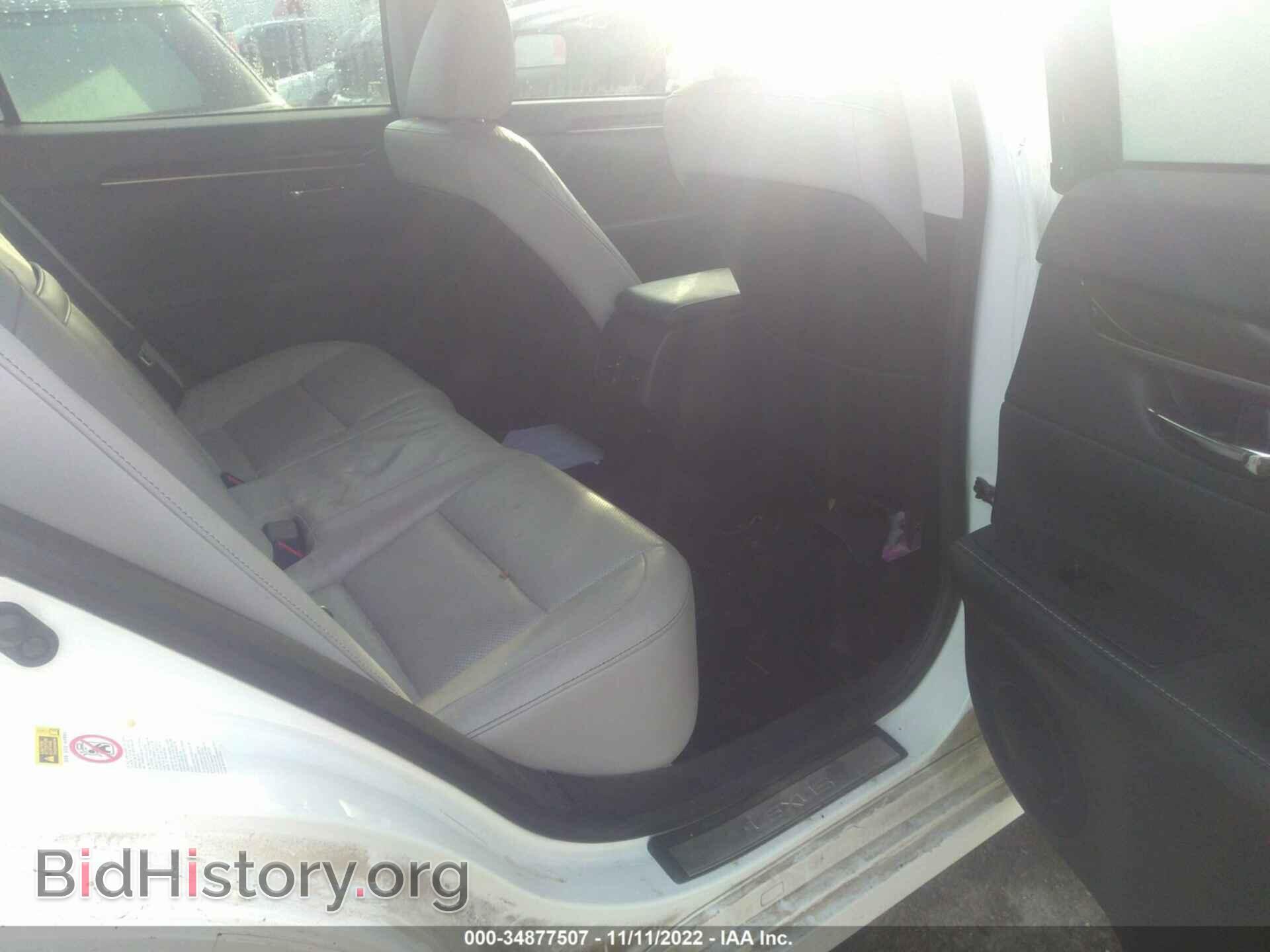 2013 LEXUS ES 350 - VIN: JTHBK1GG8D2067207 - Фото 8