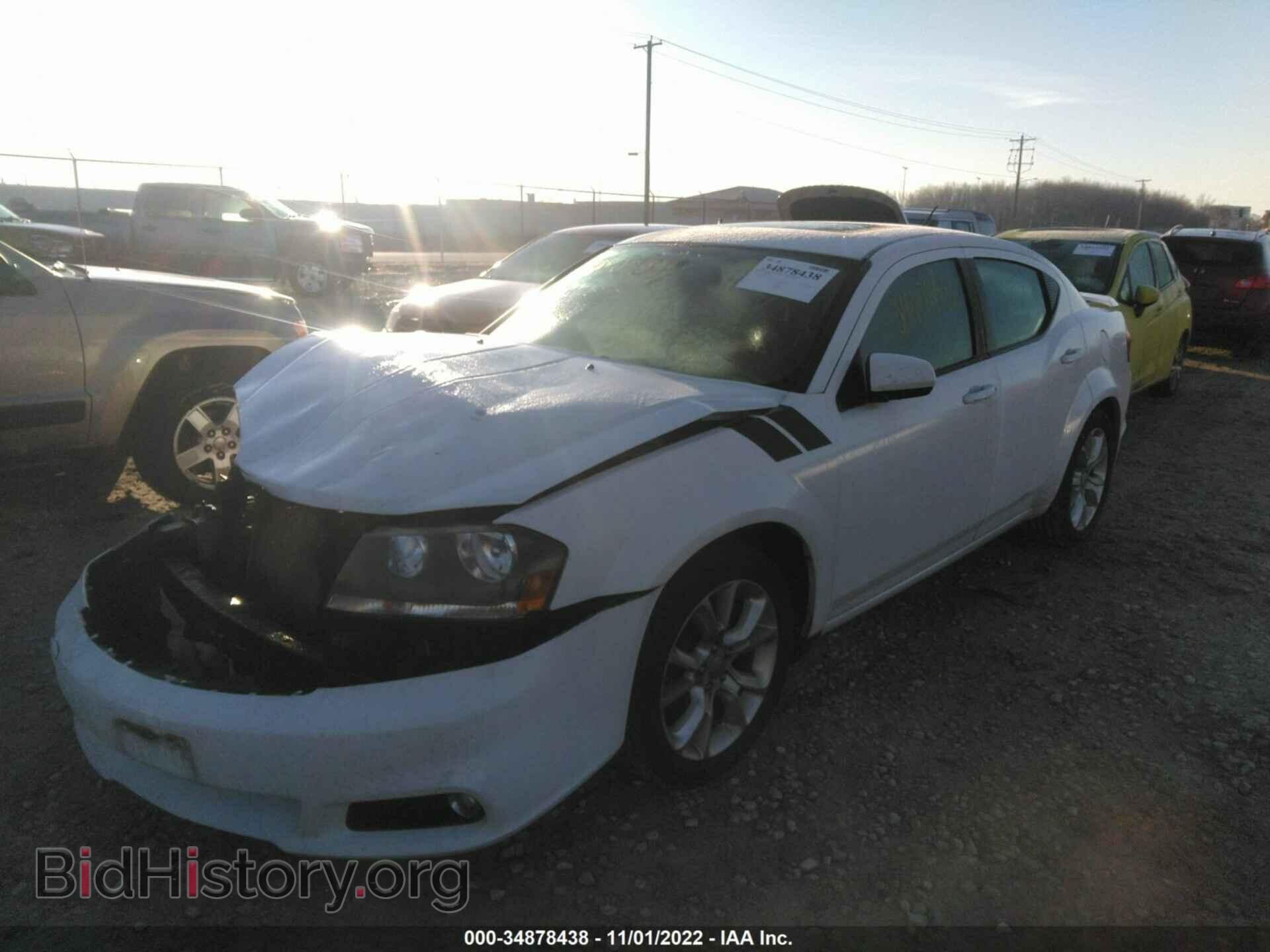 2013 DODGE AVENGER - VIN: 1C3CDZBG9DN616552 - Фото 2