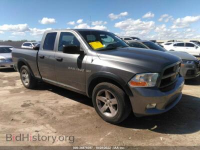 2012 RAM 1500 Express, серый — VIN 1C6RD6FT3CS281632, IAAI
