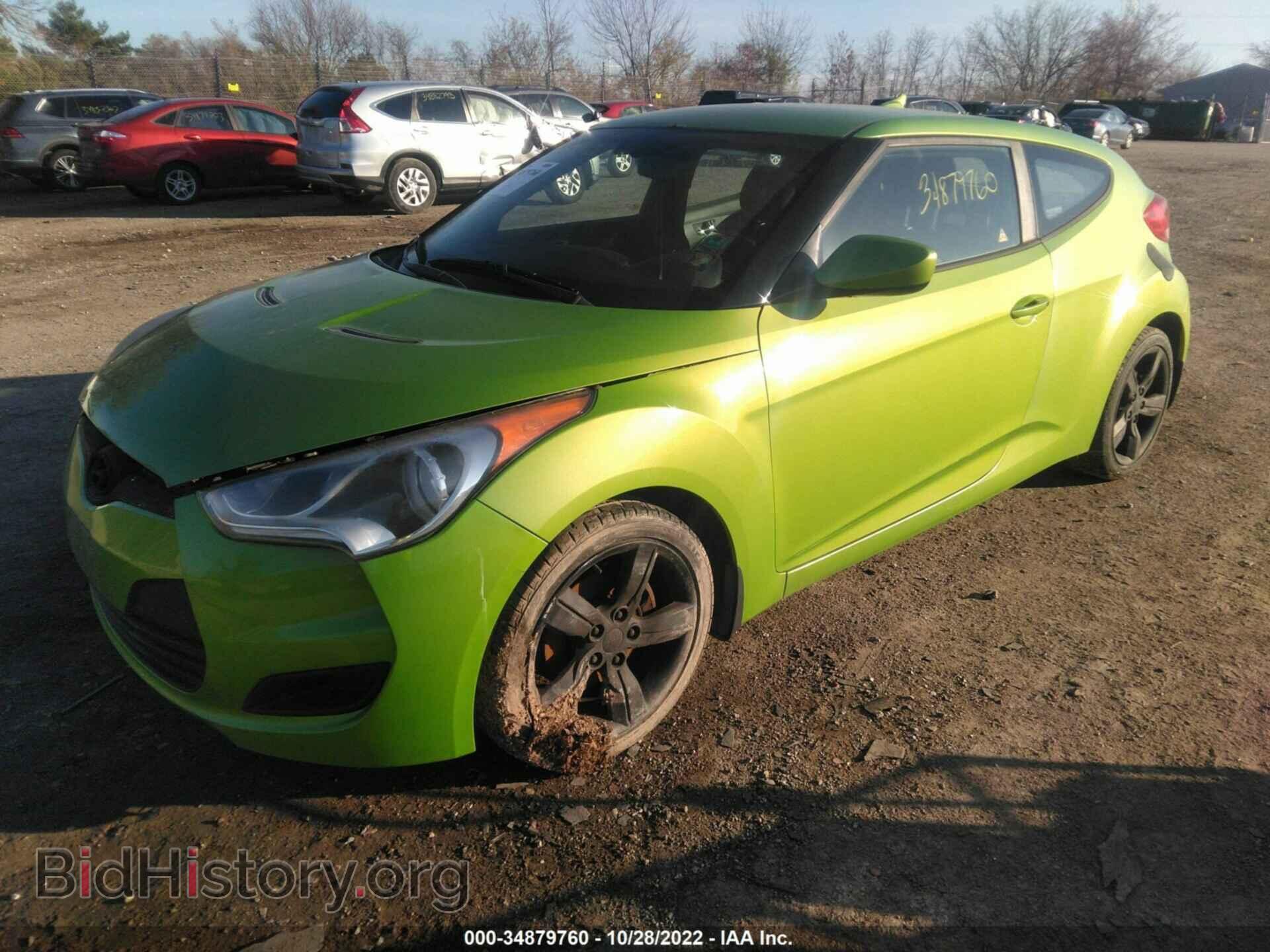 2012 HYUNDAI VELOSTER - VIN: KMHTC6AD2CU079818 - Фото 2