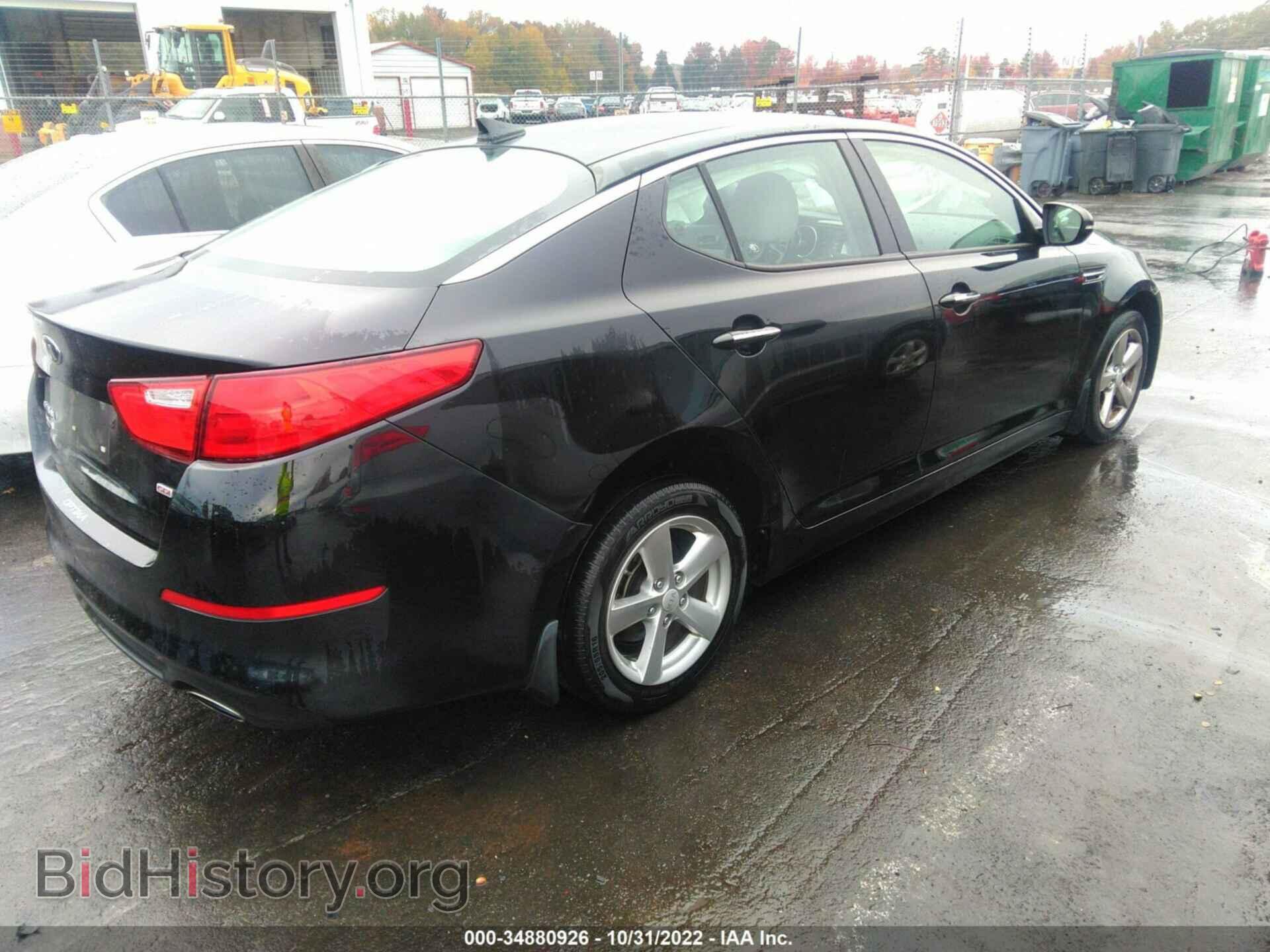 2014 KIA OPTIMA - VIN: 5XXGM4A70EG291143 - Фото 4