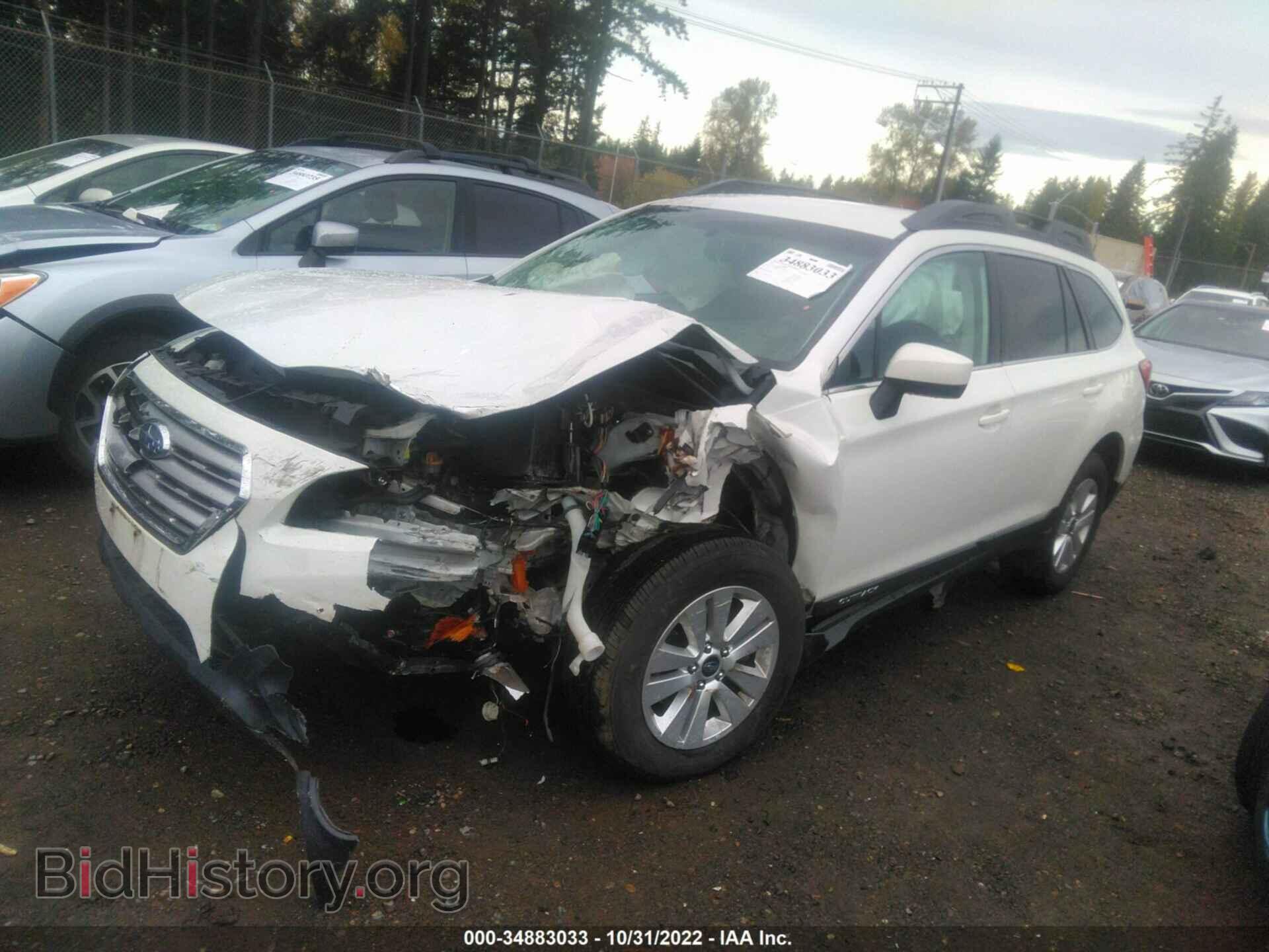 2016 SUBARU OUTBACK - VIN: 4S4BSACC6G3241399 - Photo 2