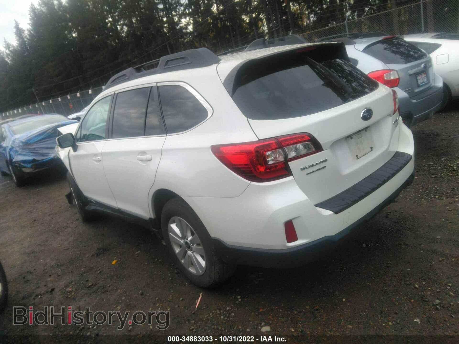 2016 SUBARU OUTBACK - VIN: 4S4BSACC6G3241399 - Photo 3