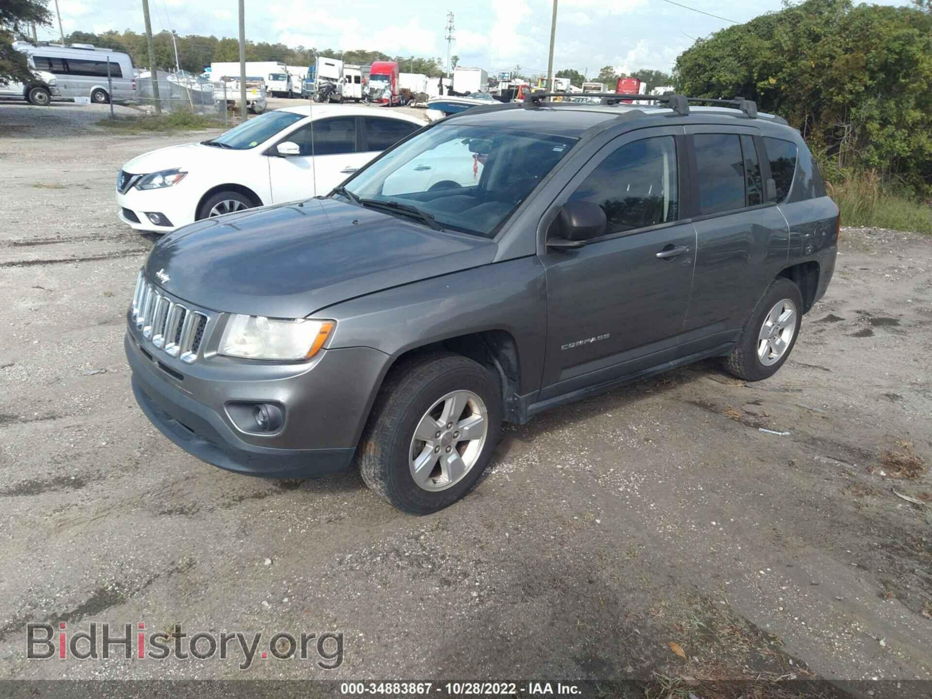 2013 JEEP COMPASS - VIN: 1C4NJCBA2DD129897 - Фото 2